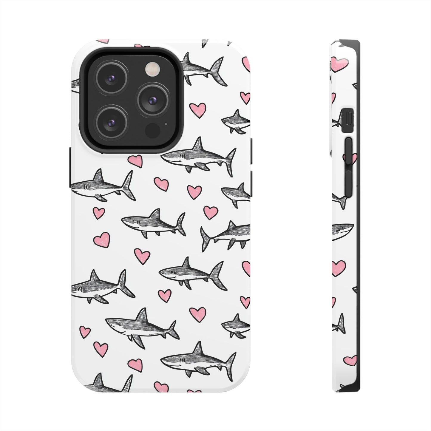 Animal Instinct | Shark Love Tough Phone Case