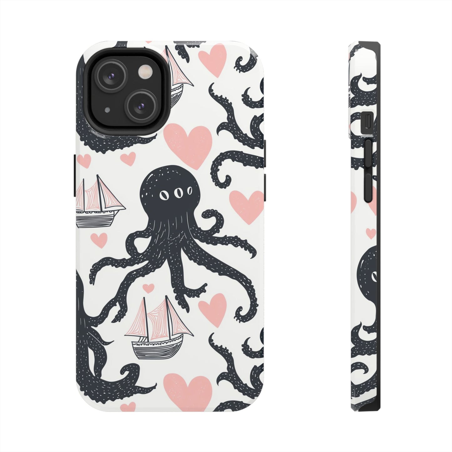 Quirky Chic | Kraken Boat Love Tough Phone Case