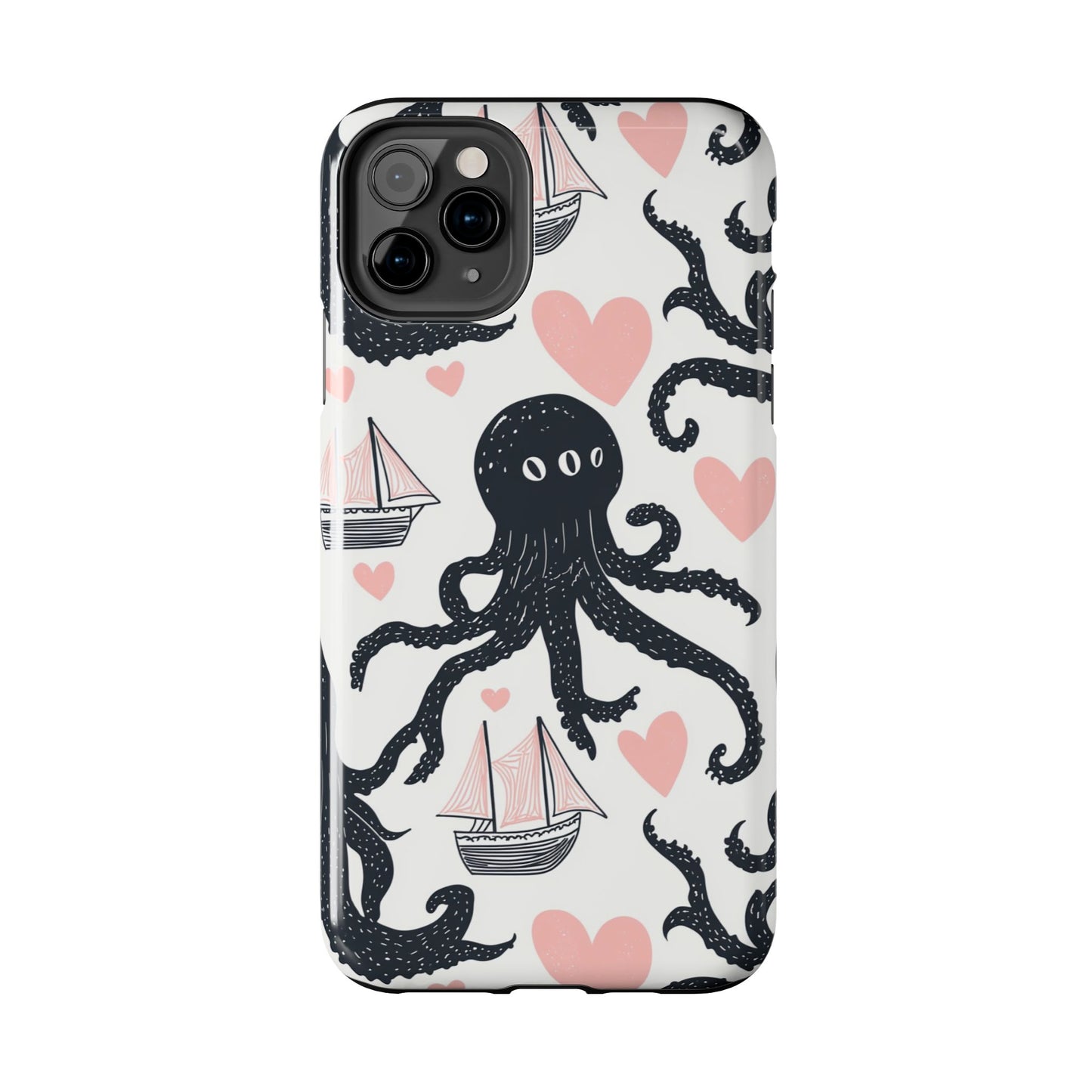 Quirky Chic | Kraken Boat Love Tough Phone Case