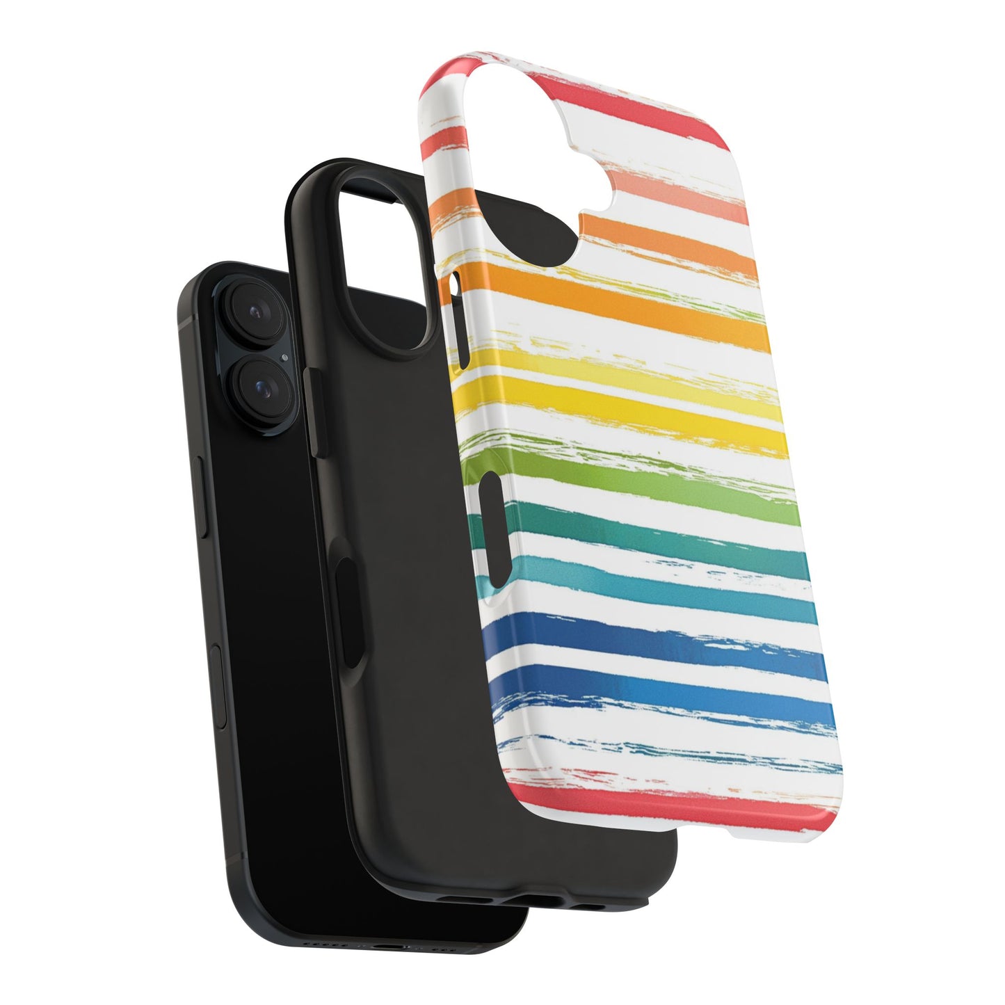Vibrant Lines | Rainbow Stripes Phone Case