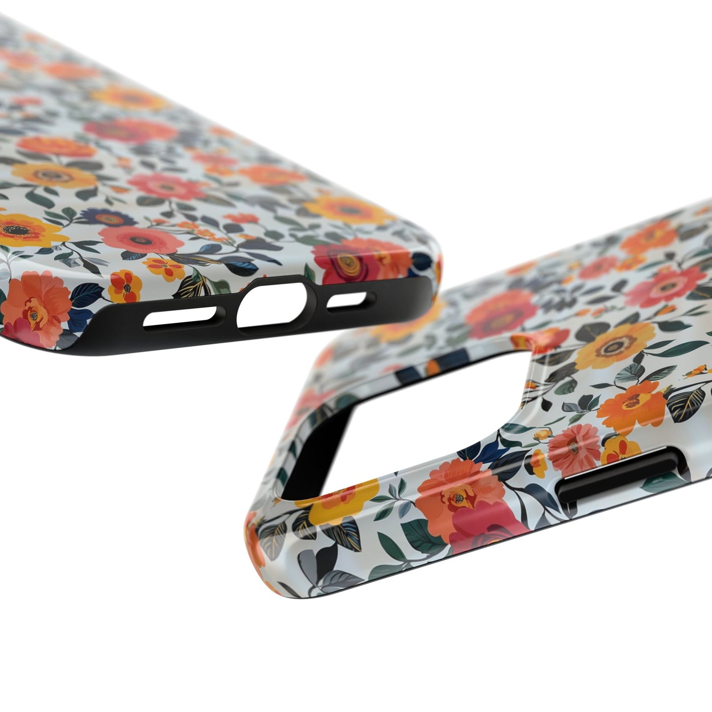 In Bloom | Small Colorful Flowers Tough Phone Cases