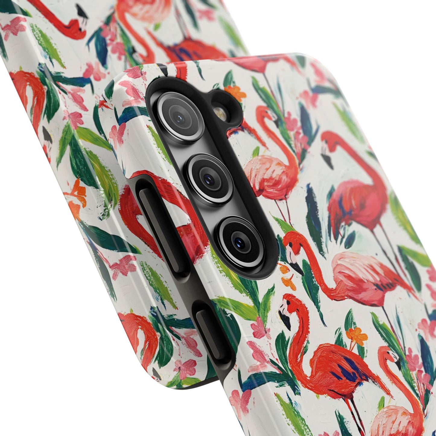 Animal Instinct | Flamingos Tough Phone Case