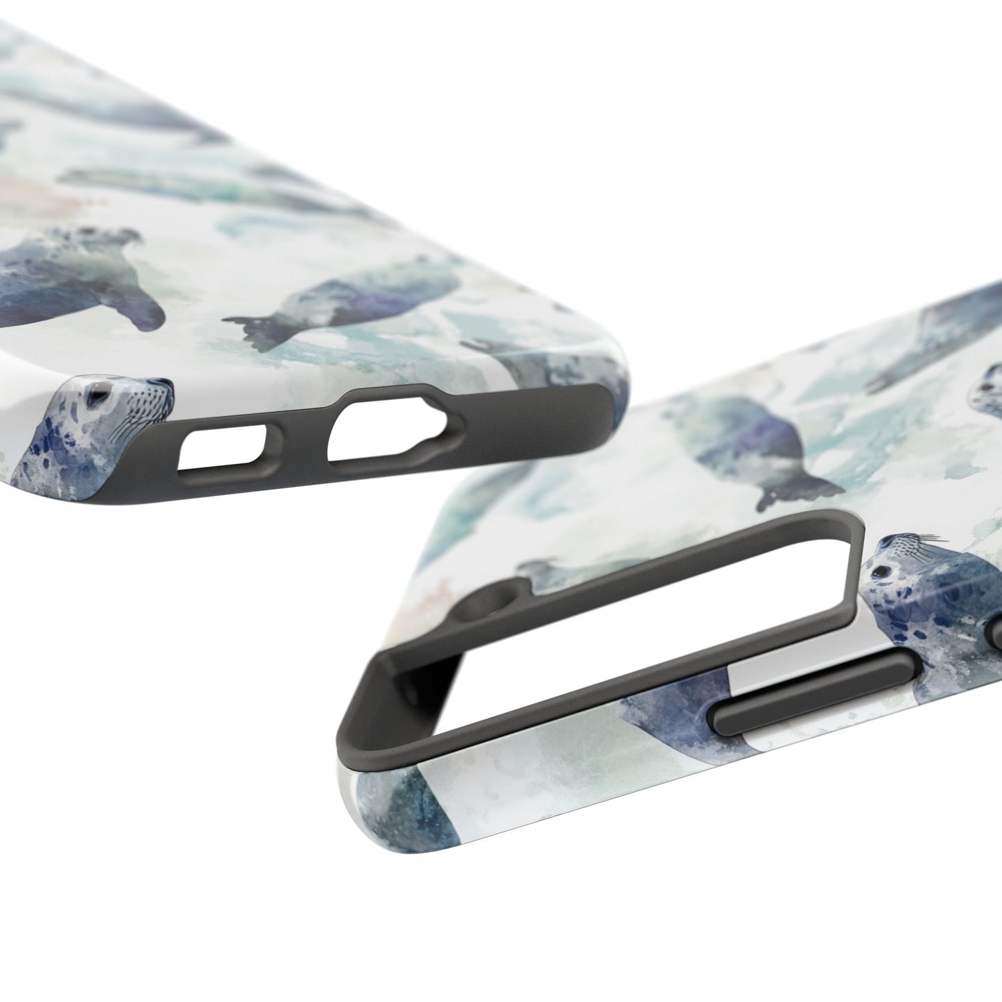 Animal Instinct | Watercolor Leopard Seals