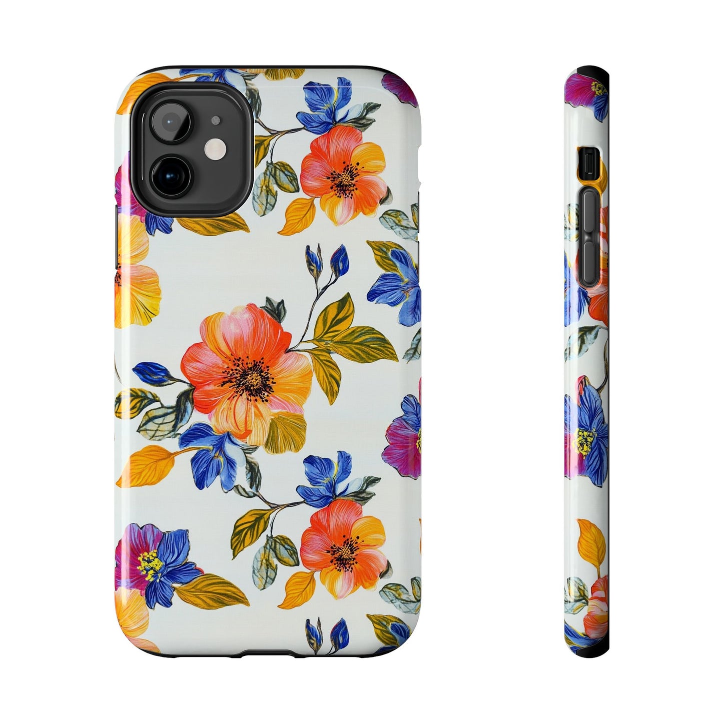 In Bloom | Colorful Florals Tough Phone Cases