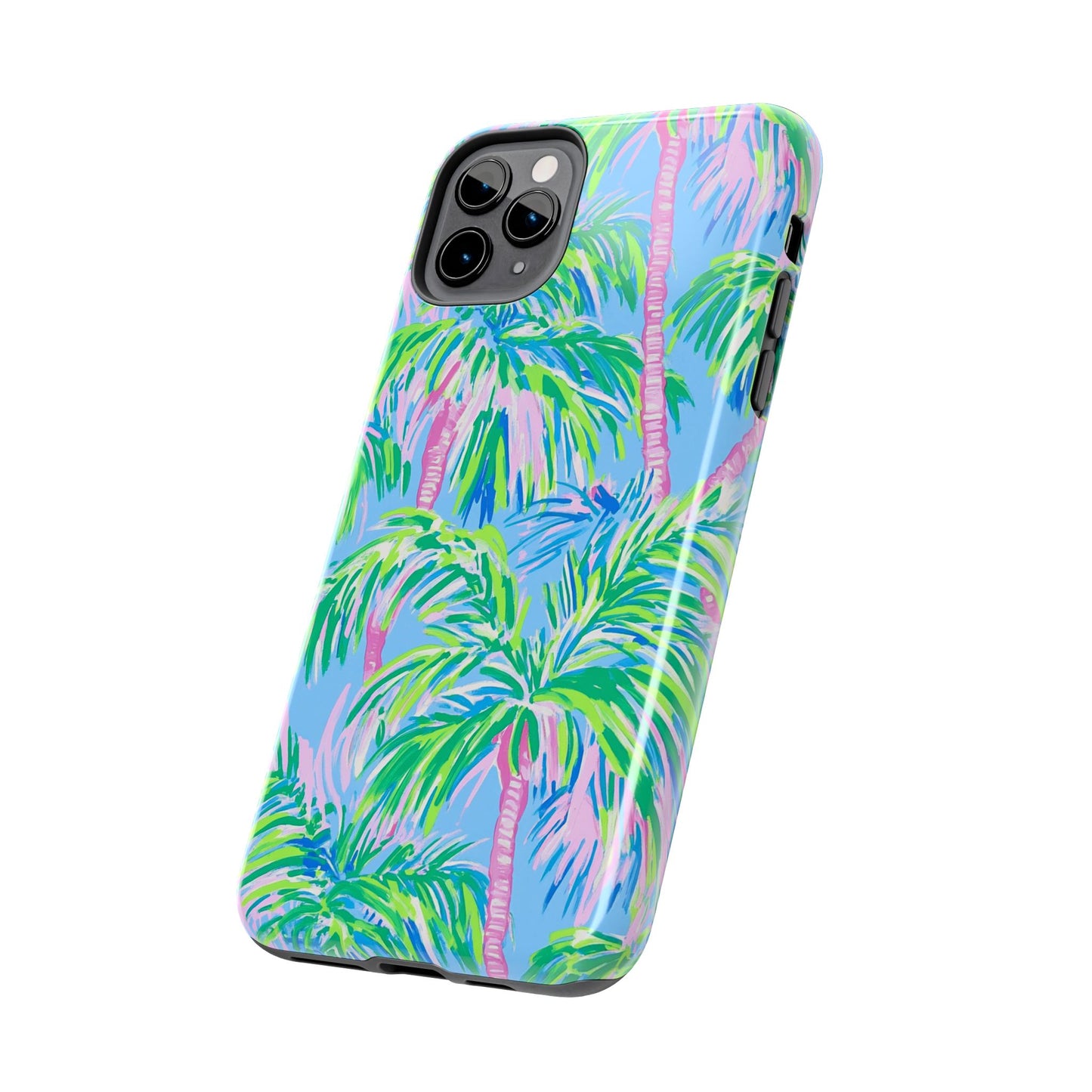Nature Lover | Colorful Painted Palm Trees Phone Case