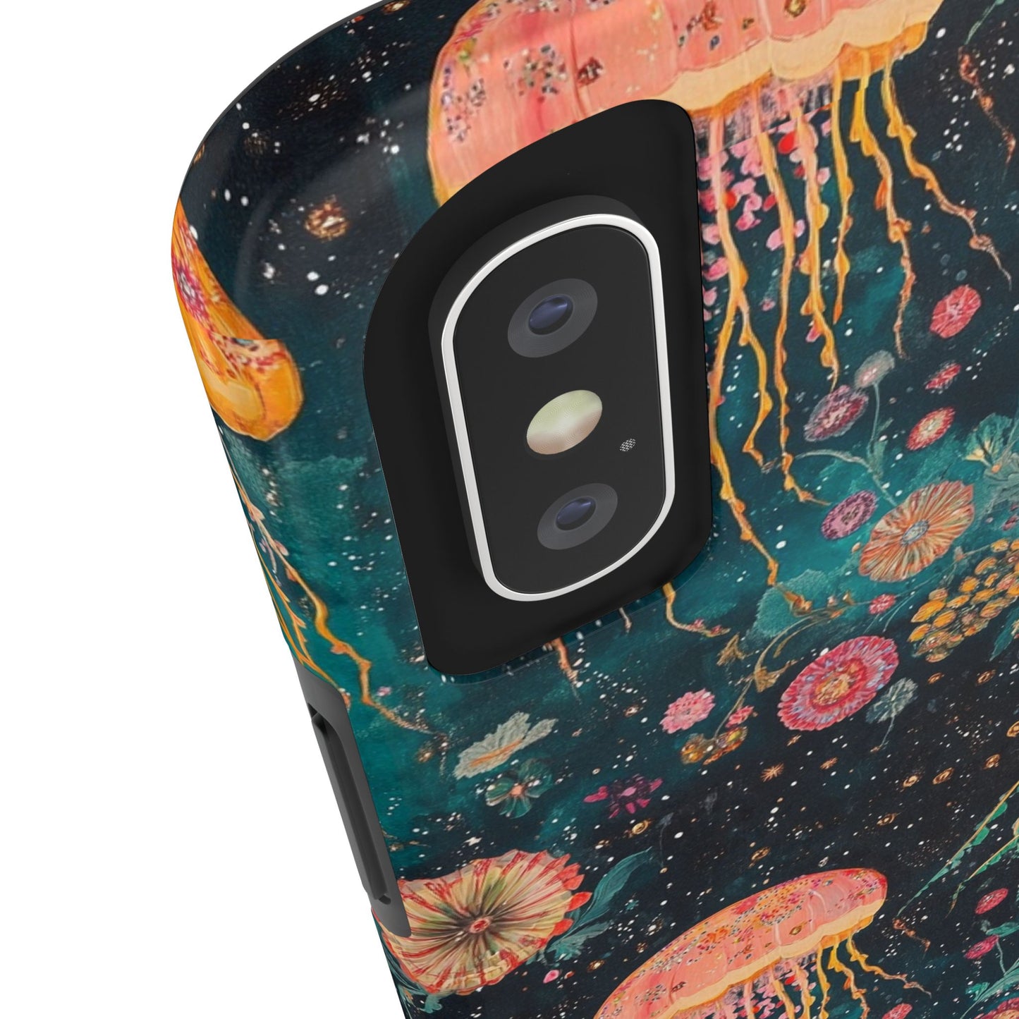 Under the Sea | Jellyfish Phone Cases, Floral Ocean Design, Sea Creature Protective Cover, Unique Tech Accessories, Underwater Theme Gifts, Tough Phone