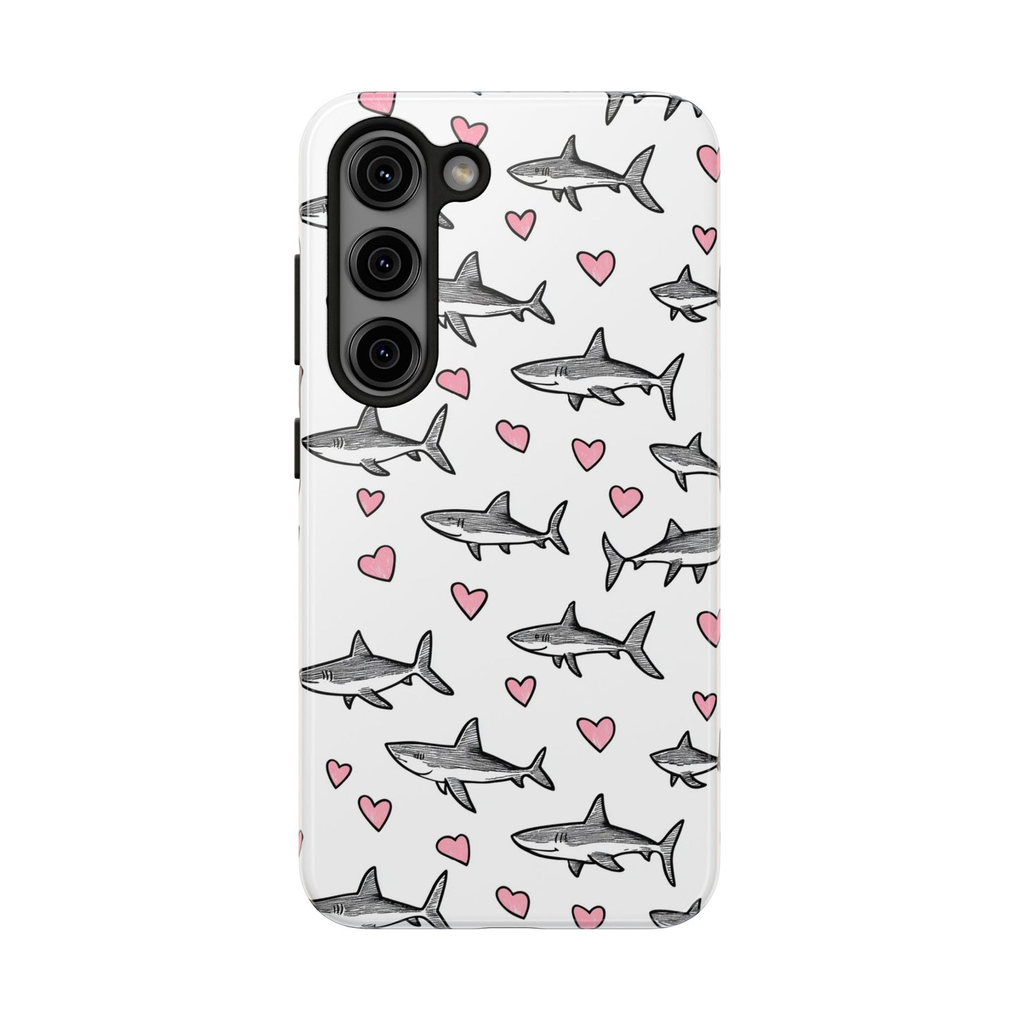 Animal Instinct | Shark Love Tough Phone Case