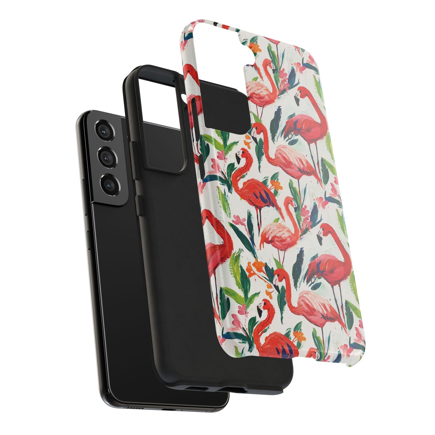 Animal Instinct | Flamingos Tough Phone Case