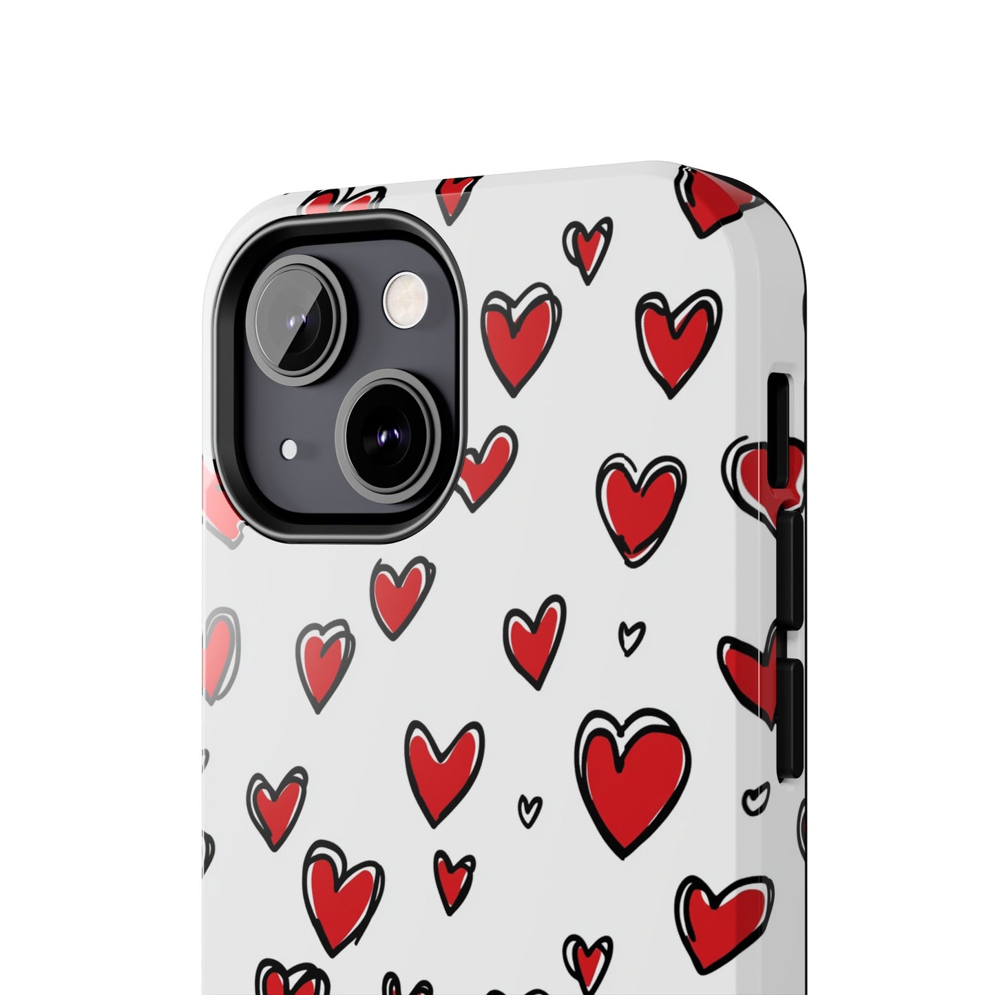 Love is in the Air | Red Hearts Tough Phone Case