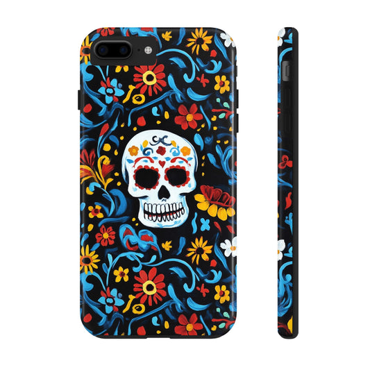 Mexicana de Corazon | Day of the Dead Tough Phone Case, Sugar Skull