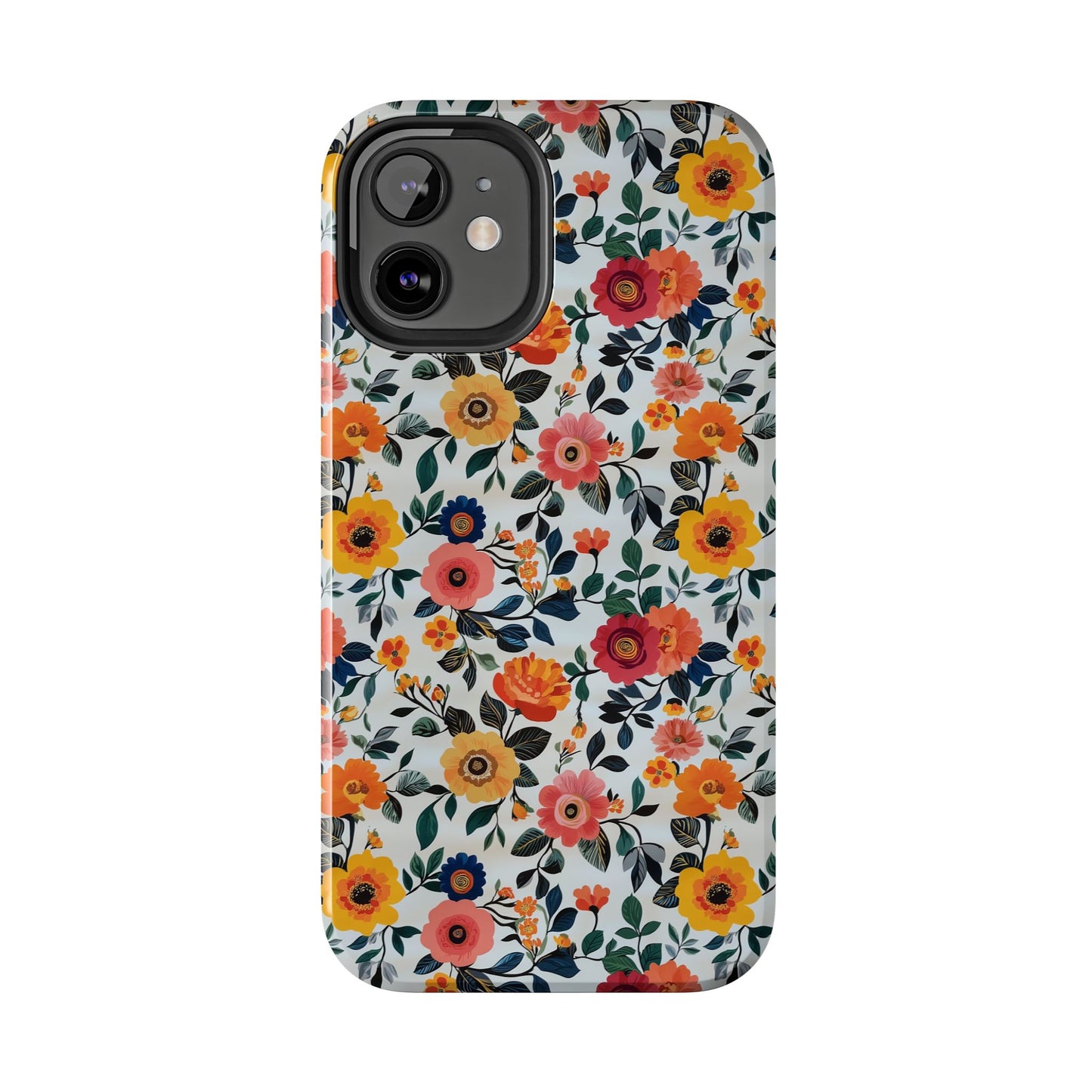 In Bloom | Small Colorful Flowers Tough Phone Cases
