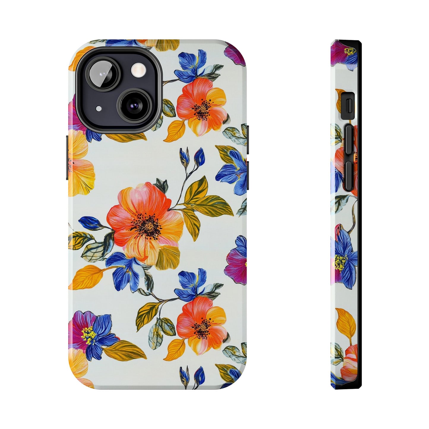 In Bloom | Colorful Florals Tough Phone Cases