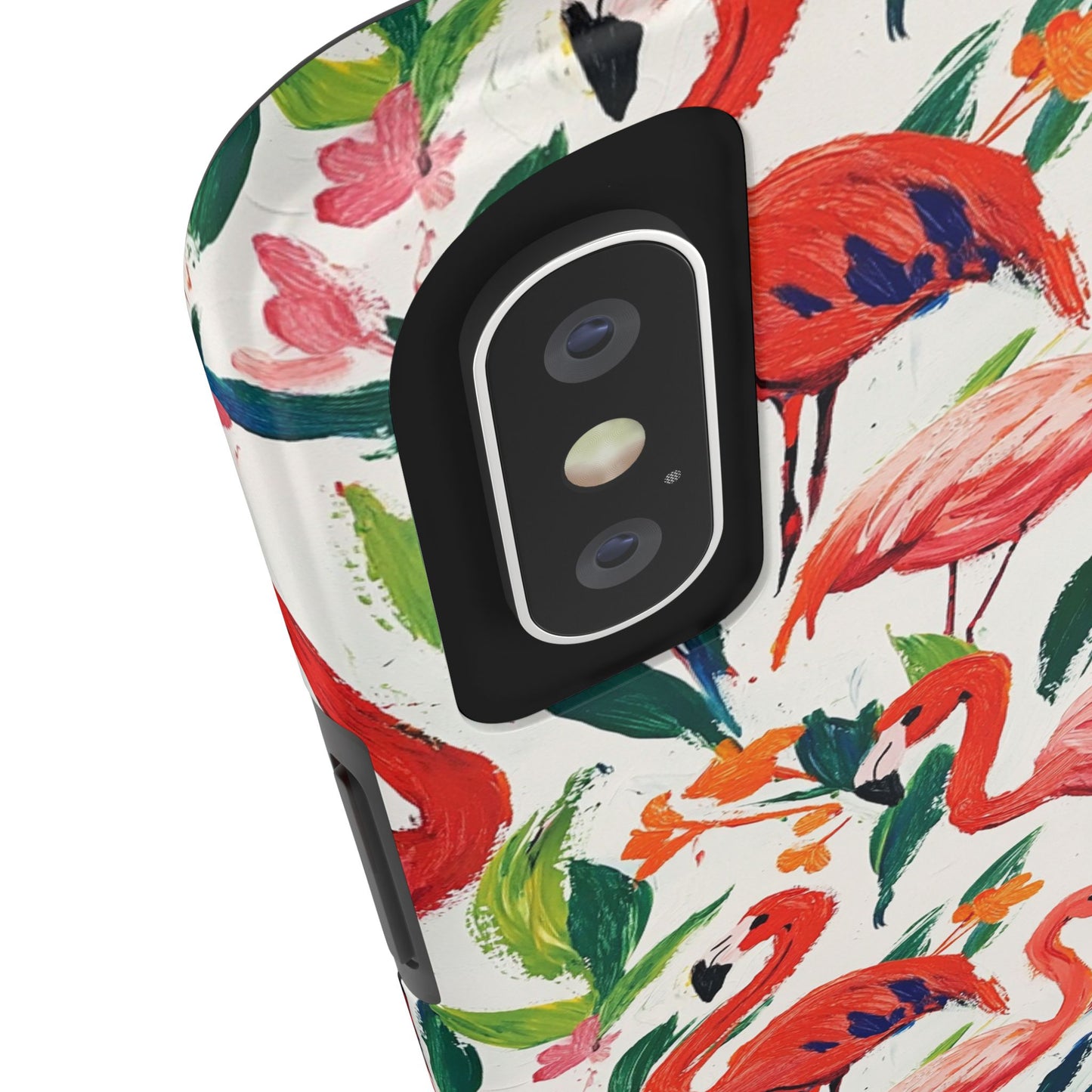 Animal Instinct | Flamingos Tough Phone Case