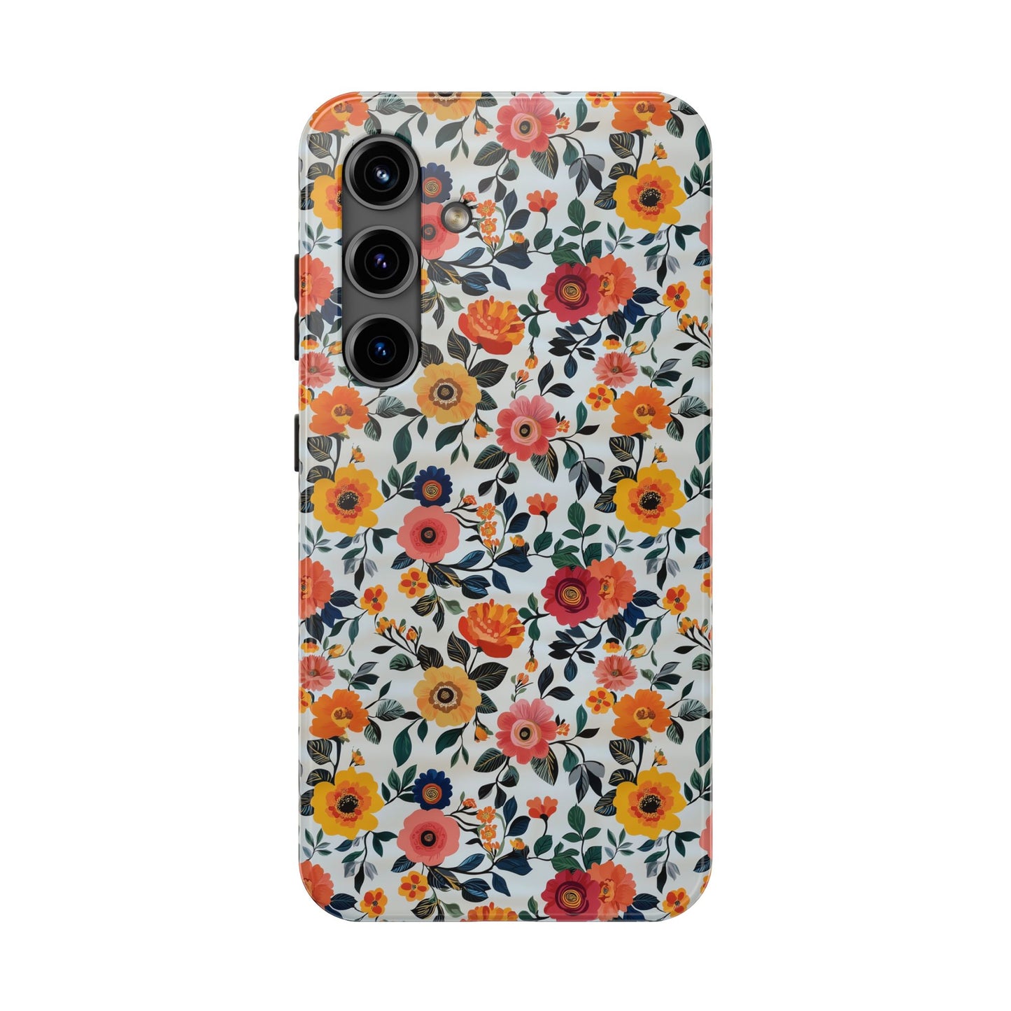 In Bloom | Small Colorful Flowers Tough Phone Cases