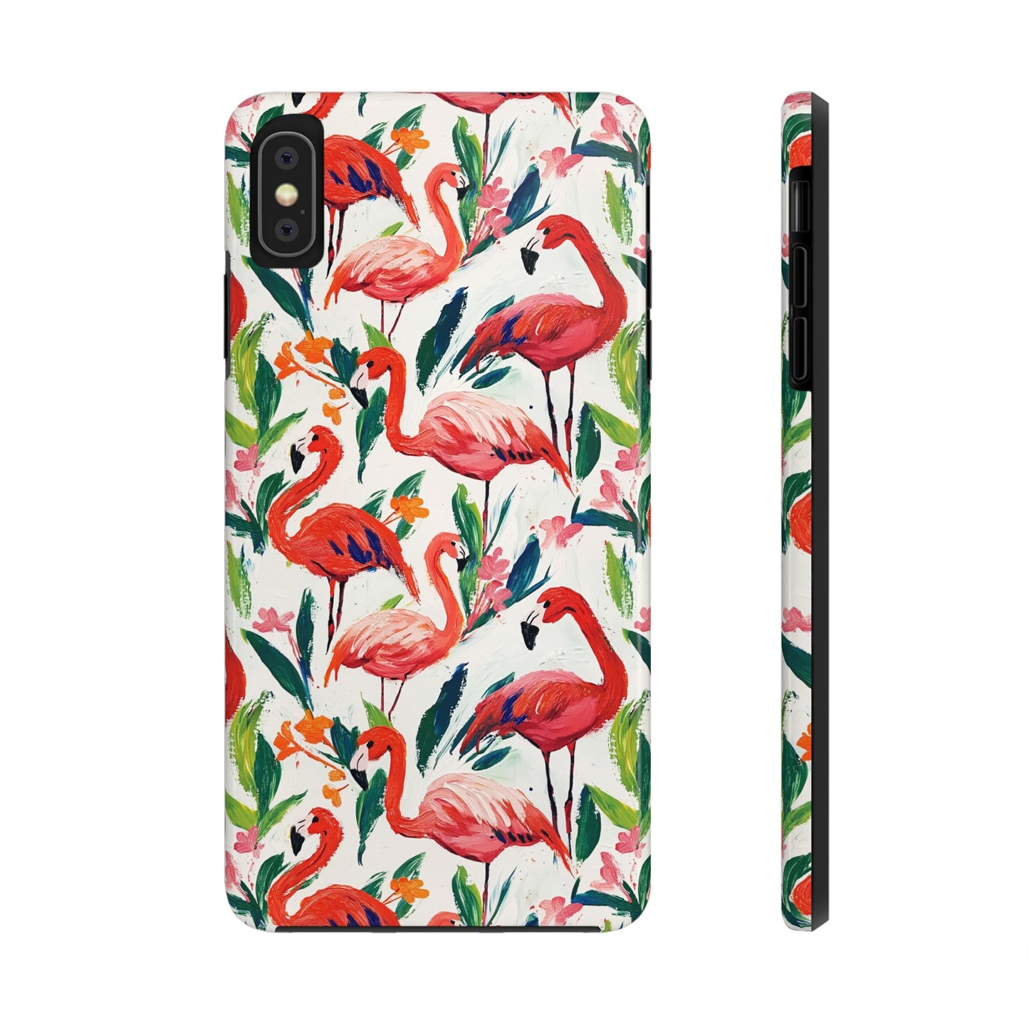 Animal Instinct | Flamingos Tough Phone Case