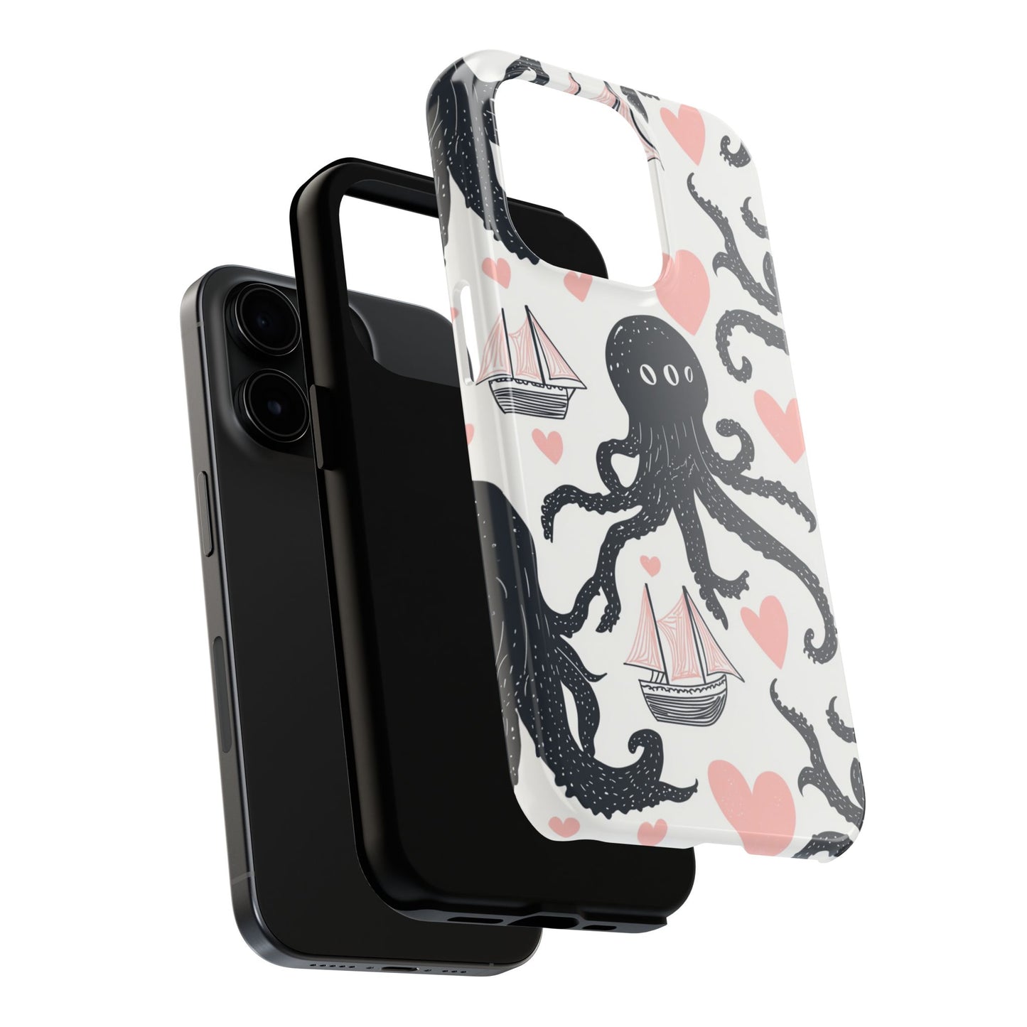 Quirky Chic | Kraken Boat Love Tough Phone Case