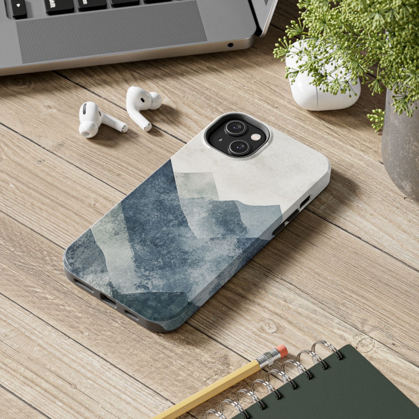 Majestic Mountains | Geometric Mountain Tough Phone Case