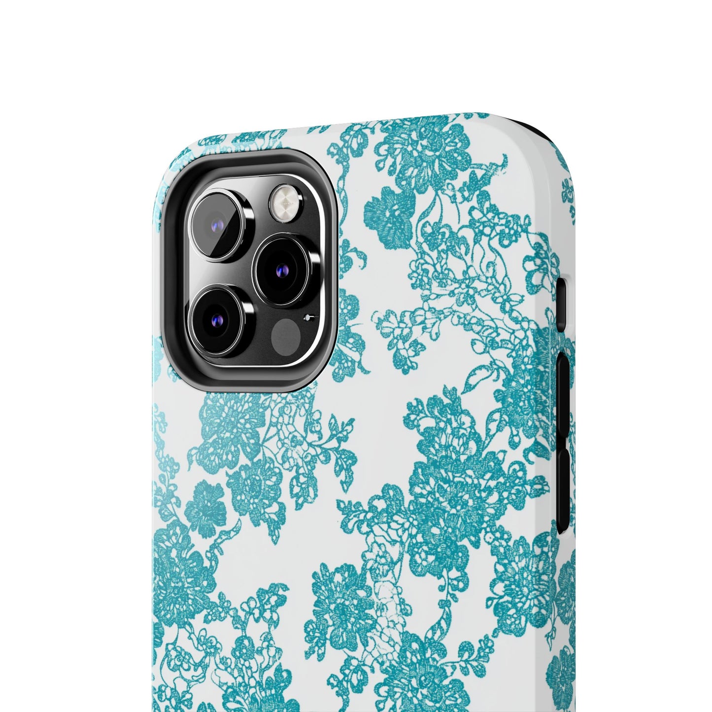 Boho Bliss | Teal on White Lace