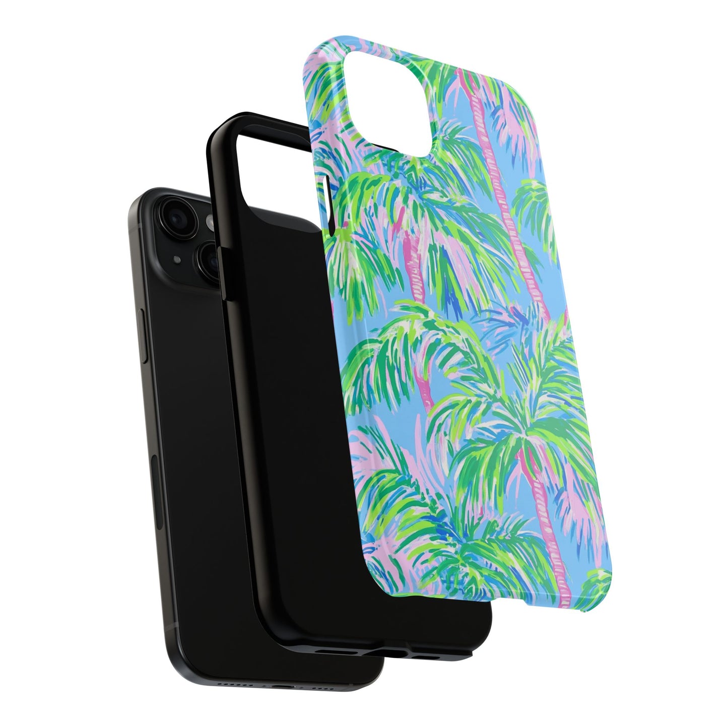 Nature Lover | Colorful Painted Palm Trees Phone Case