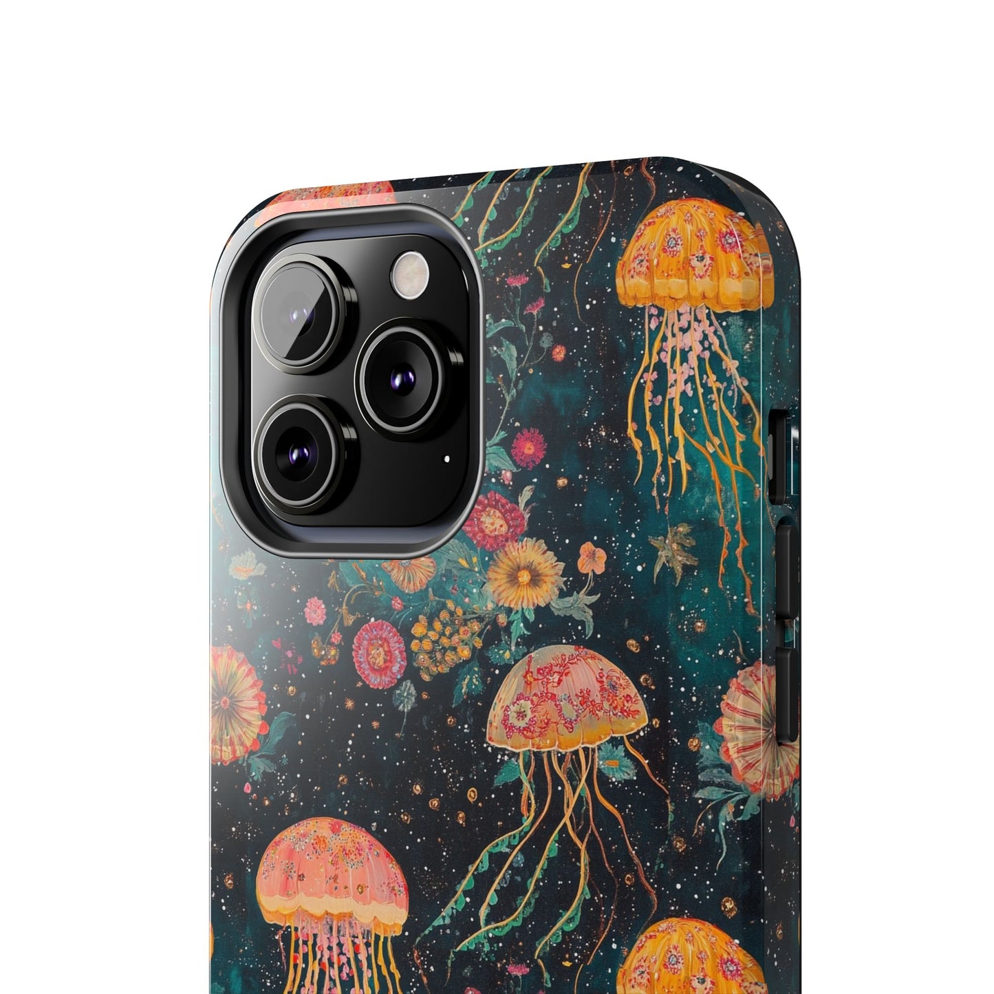 Under the Sea | Jellyfish Phone Cases, Floral Ocean Design, Sea Creature Protective Cover, Unique Tech Accessories, Underwater Theme Gifts, Tough Phone