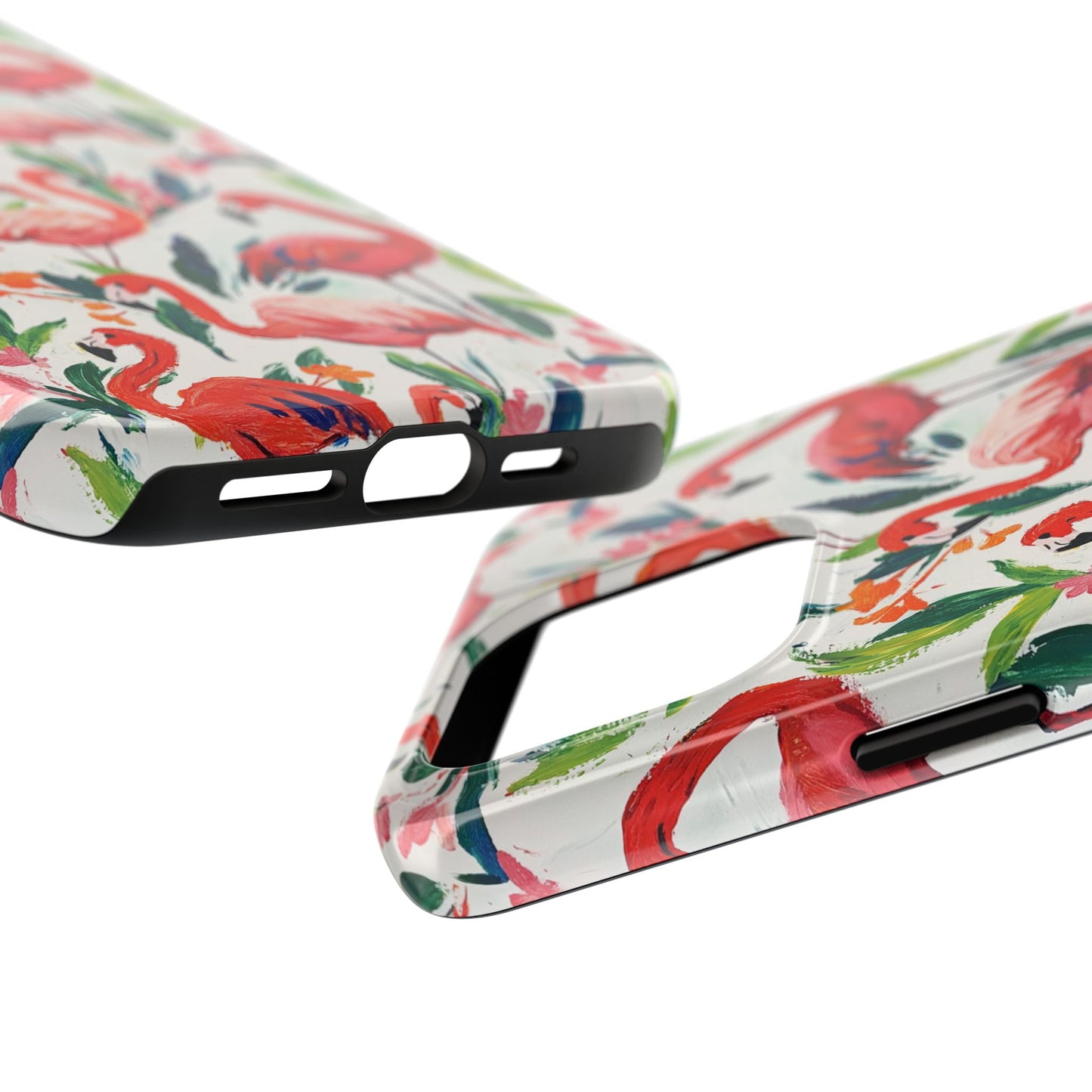 Animal Instinct | Flamingos Tough Phone Case