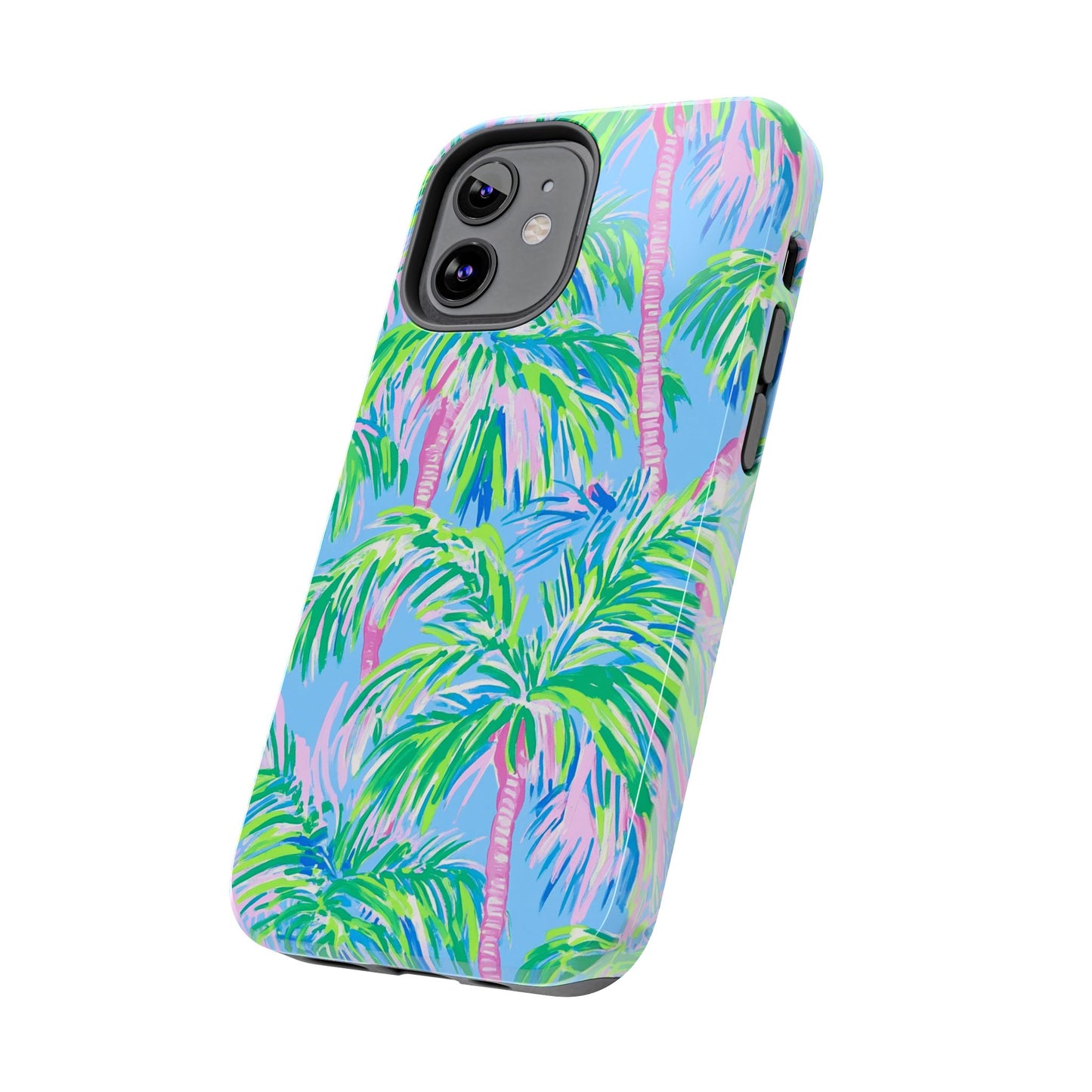 Nature Lover | Colorful Painted Palm Trees Phone Case