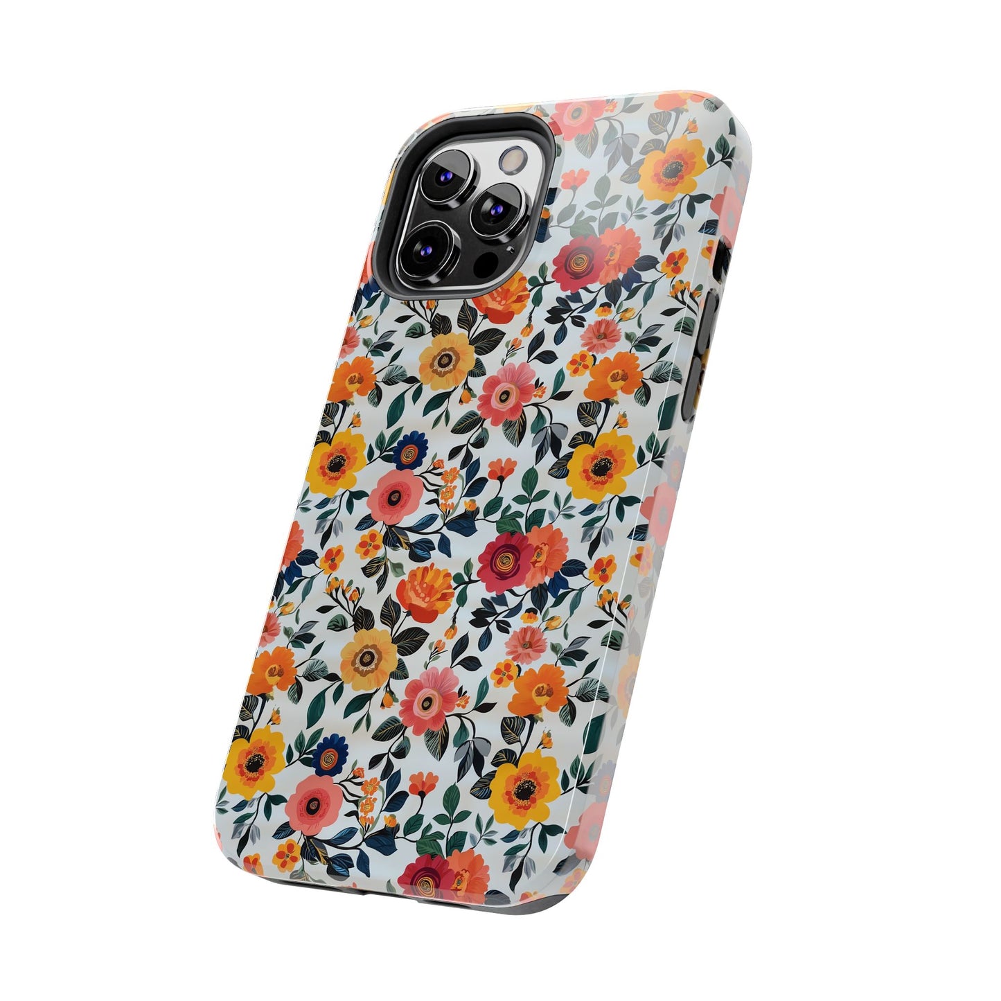 In Bloom | Small Colorful Flowers Tough Phone Cases
