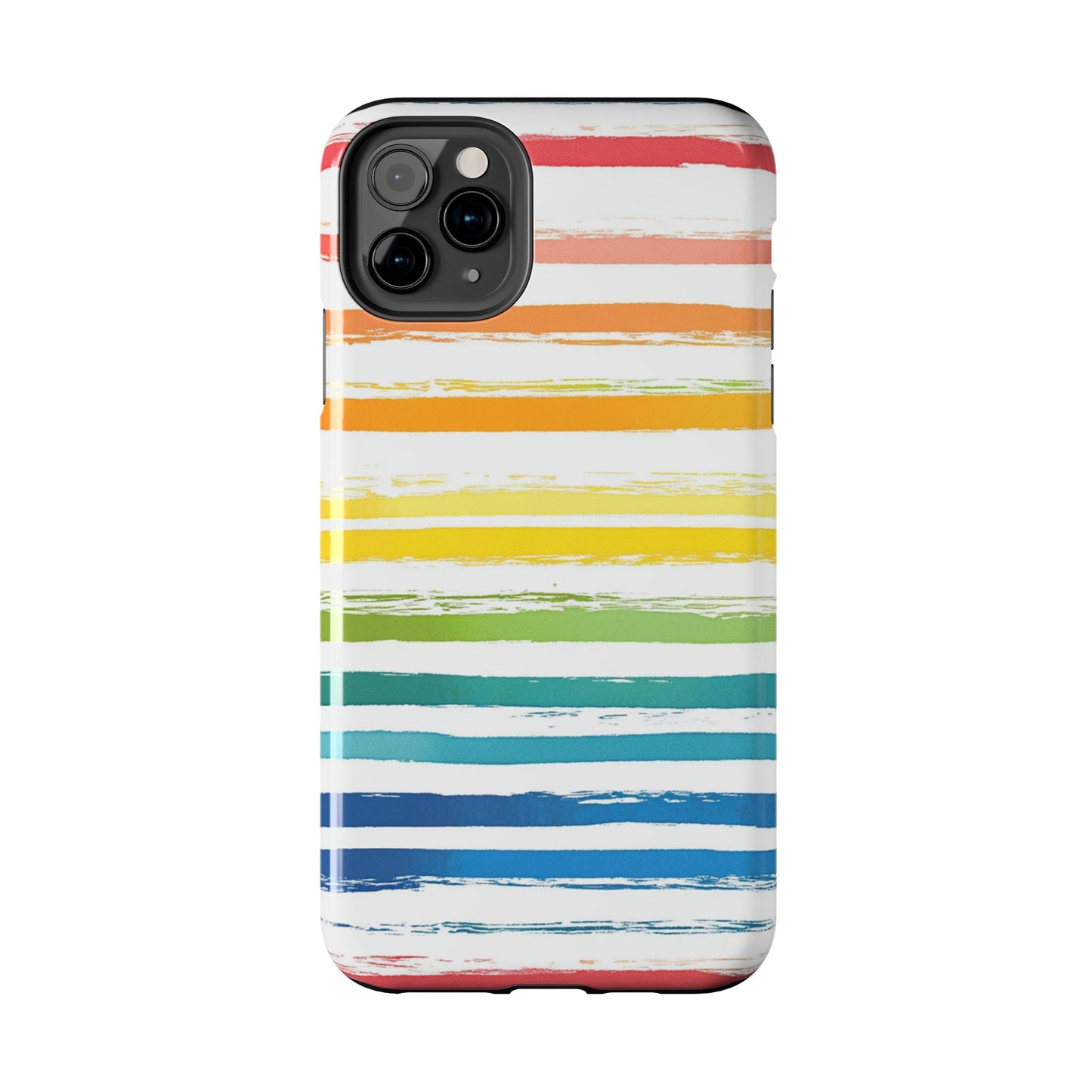Vibrant Lines | Rainbow Stripes Phone Case