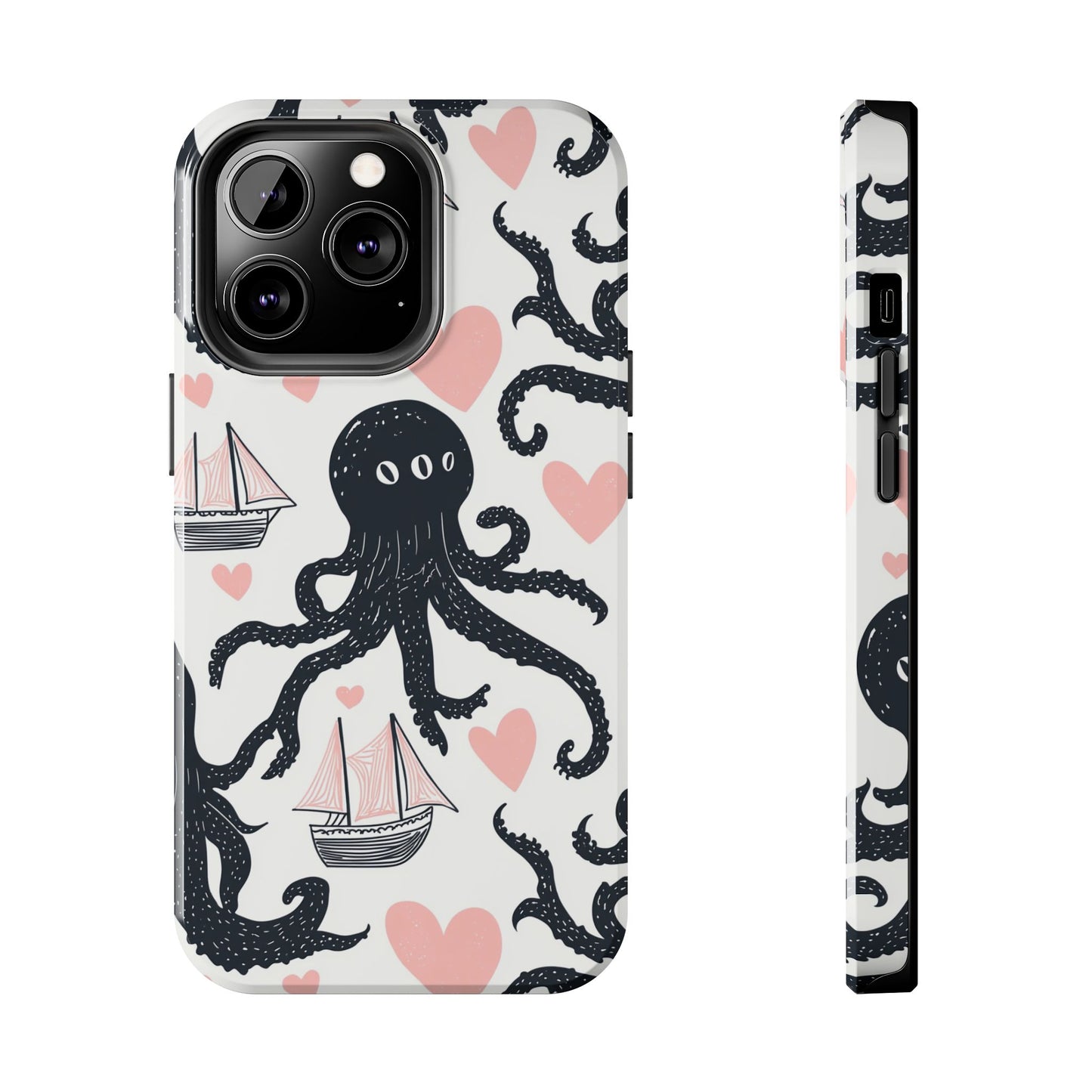 Quirky Chic | Kraken Boat Love Tough Phone Case