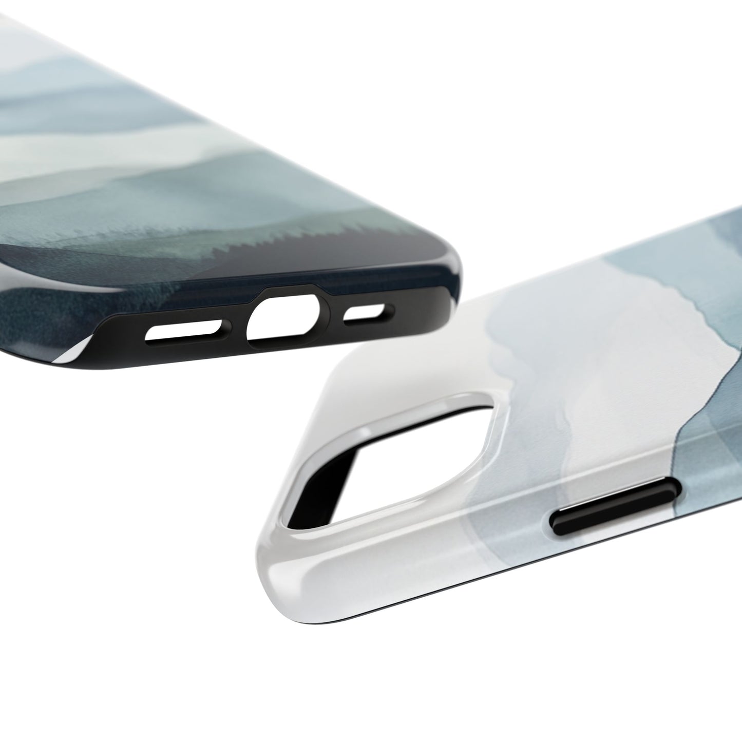 Majestic Mountains | Watercolor Mountain Scene Tough Phone Case