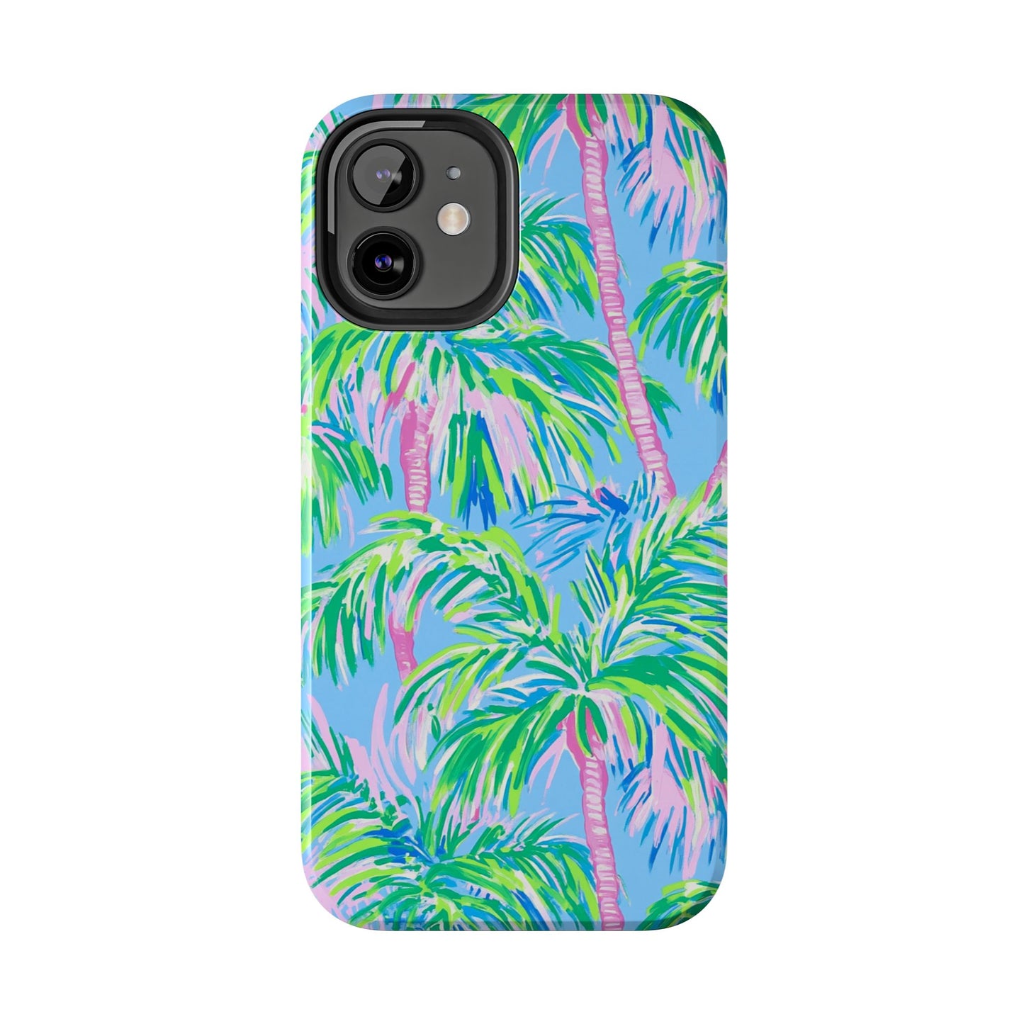 Nature Lover | Colorful Painted Palm Trees Phone Case