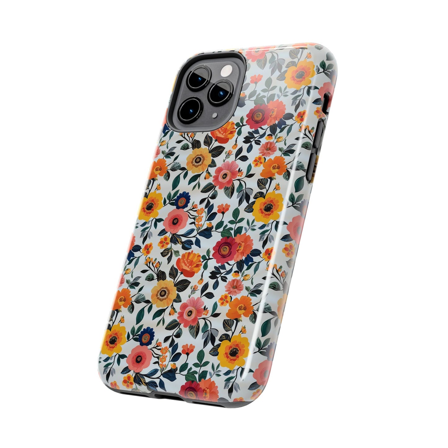 In Bloom | Small Colorful Flowers Tough Phone Cases