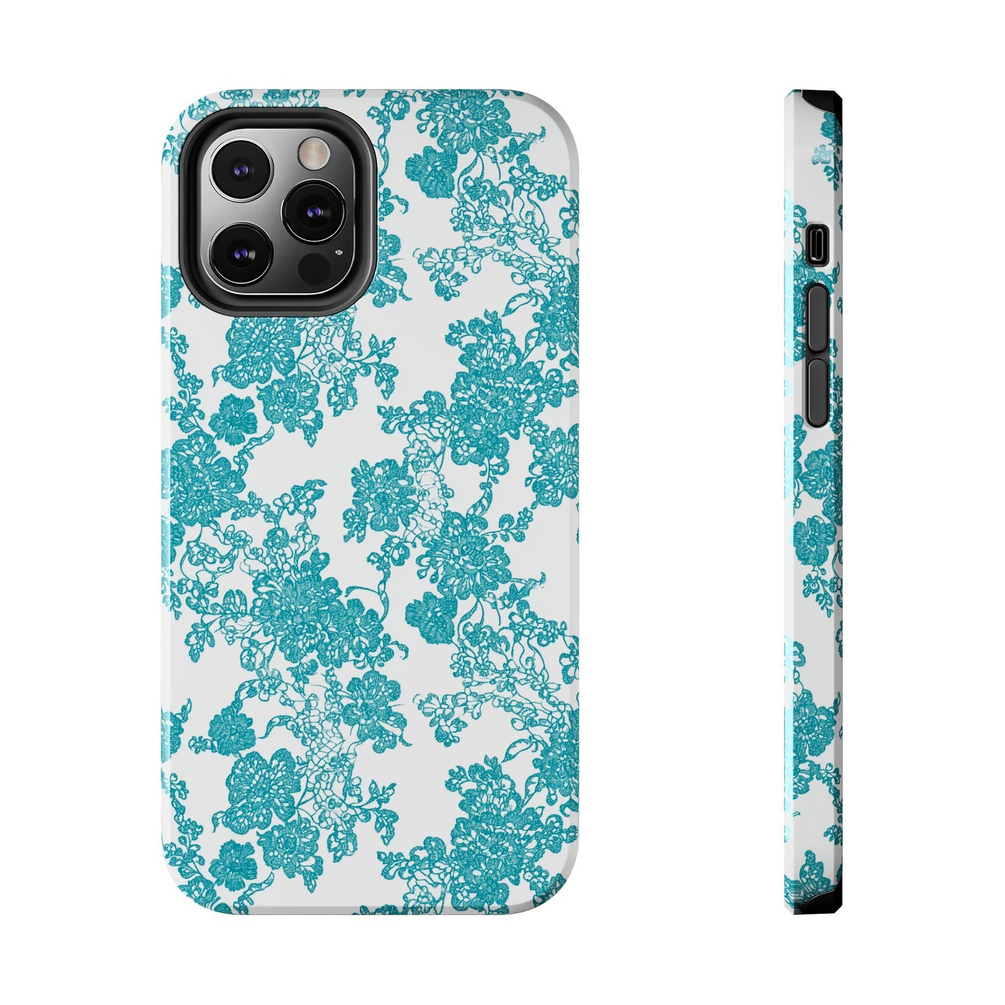 Boho Bliss | Teal on White Lace