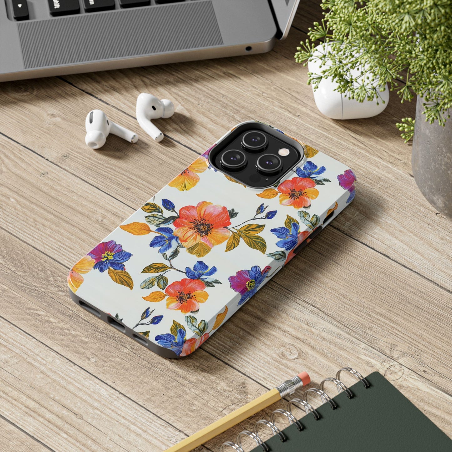 In Bloom | Colorful Florals Tough Phone Cases
