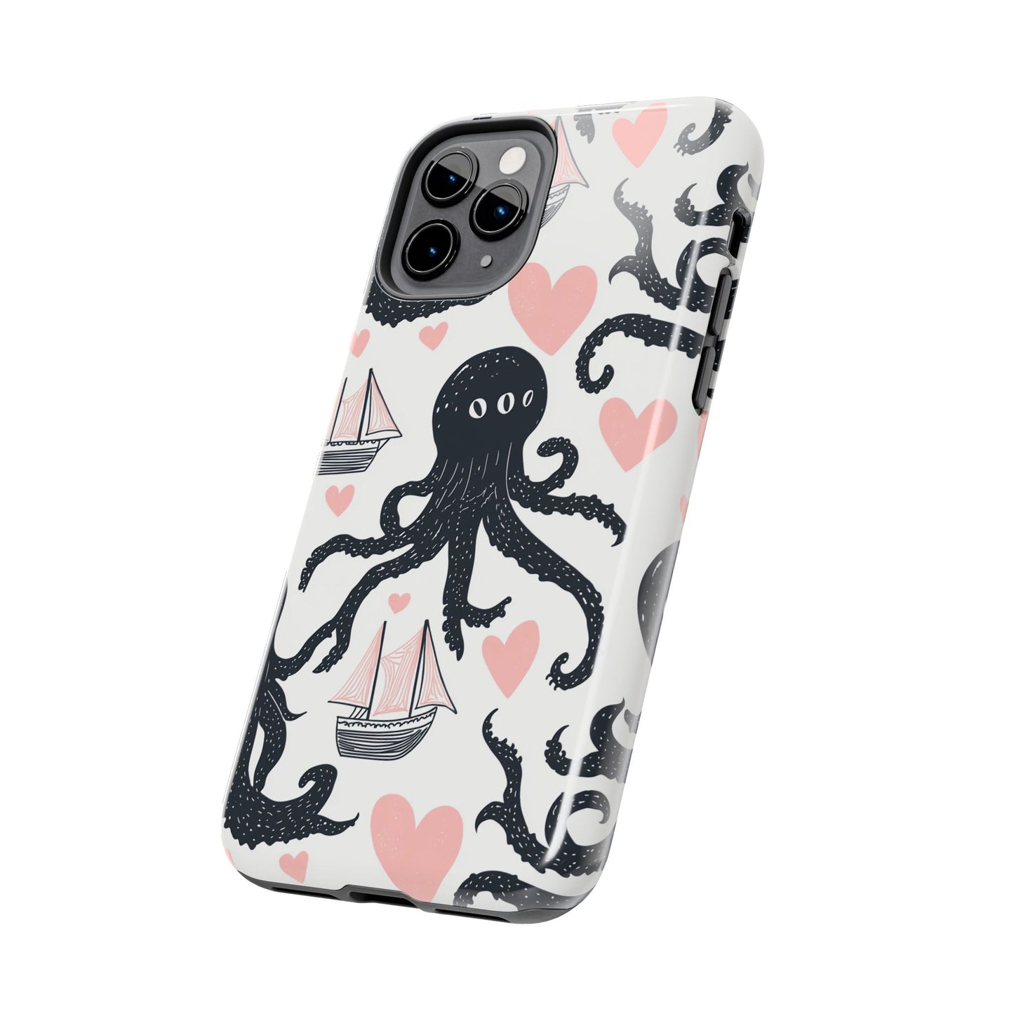 Quirky Chic | Kraken Boat Love Tough Phone Case