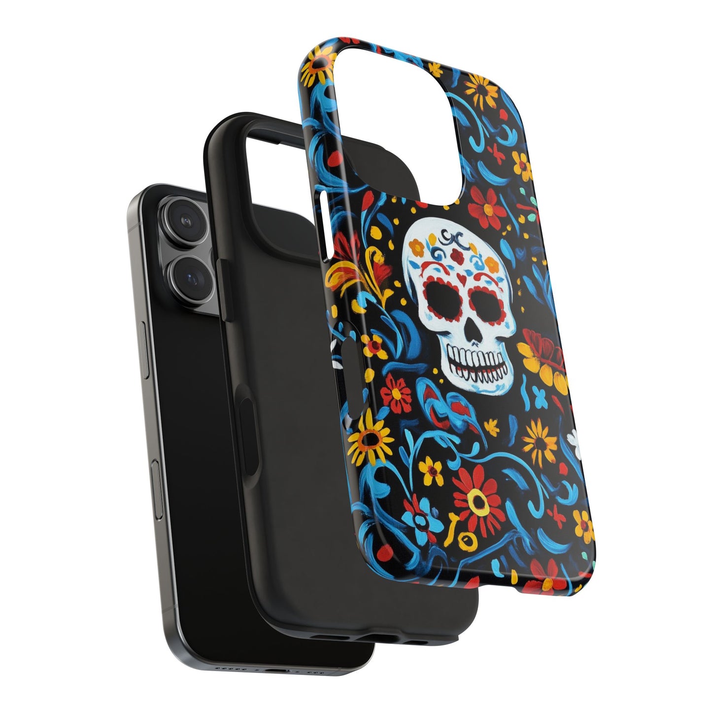 Mexicana de Corazon | Day of the Dead Tough Phone Case, Sugar Skull