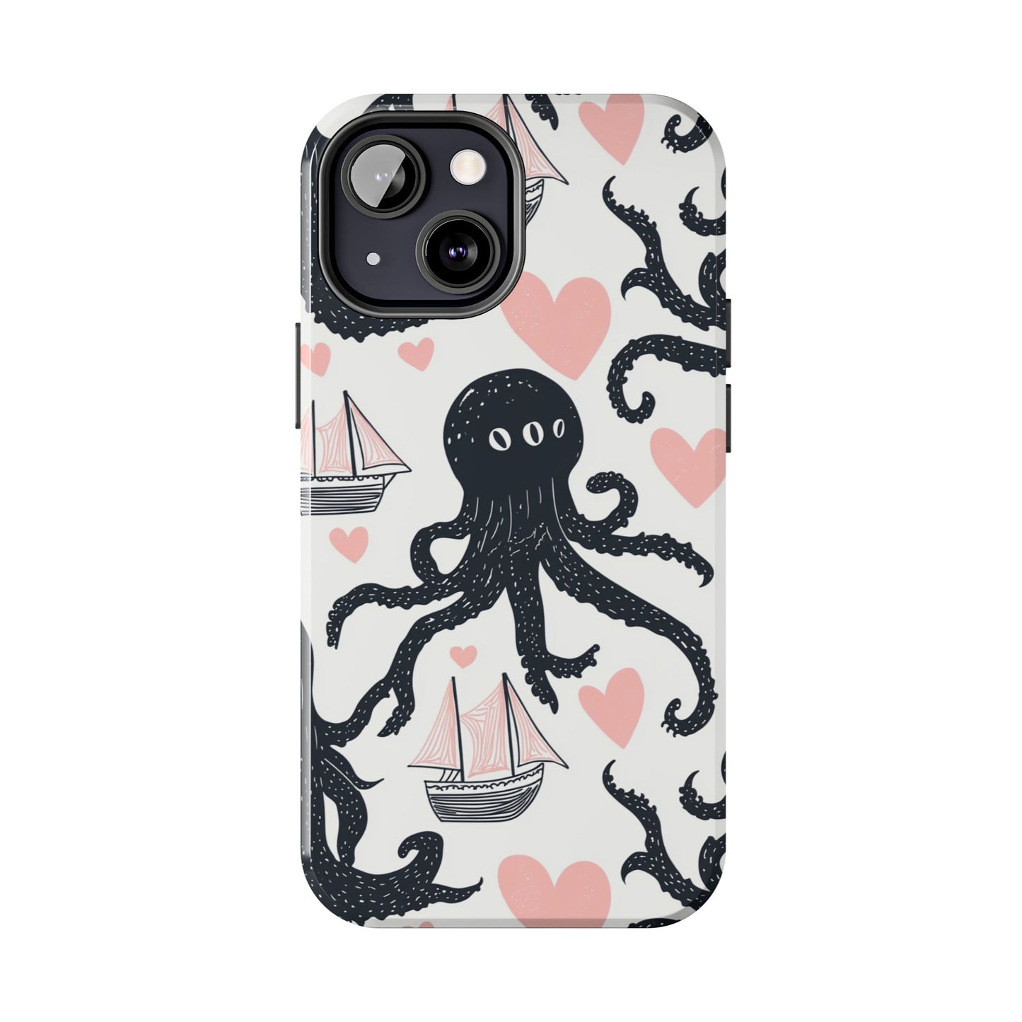 Quirky Chic | Kraken Boat Love Tough Phone Case