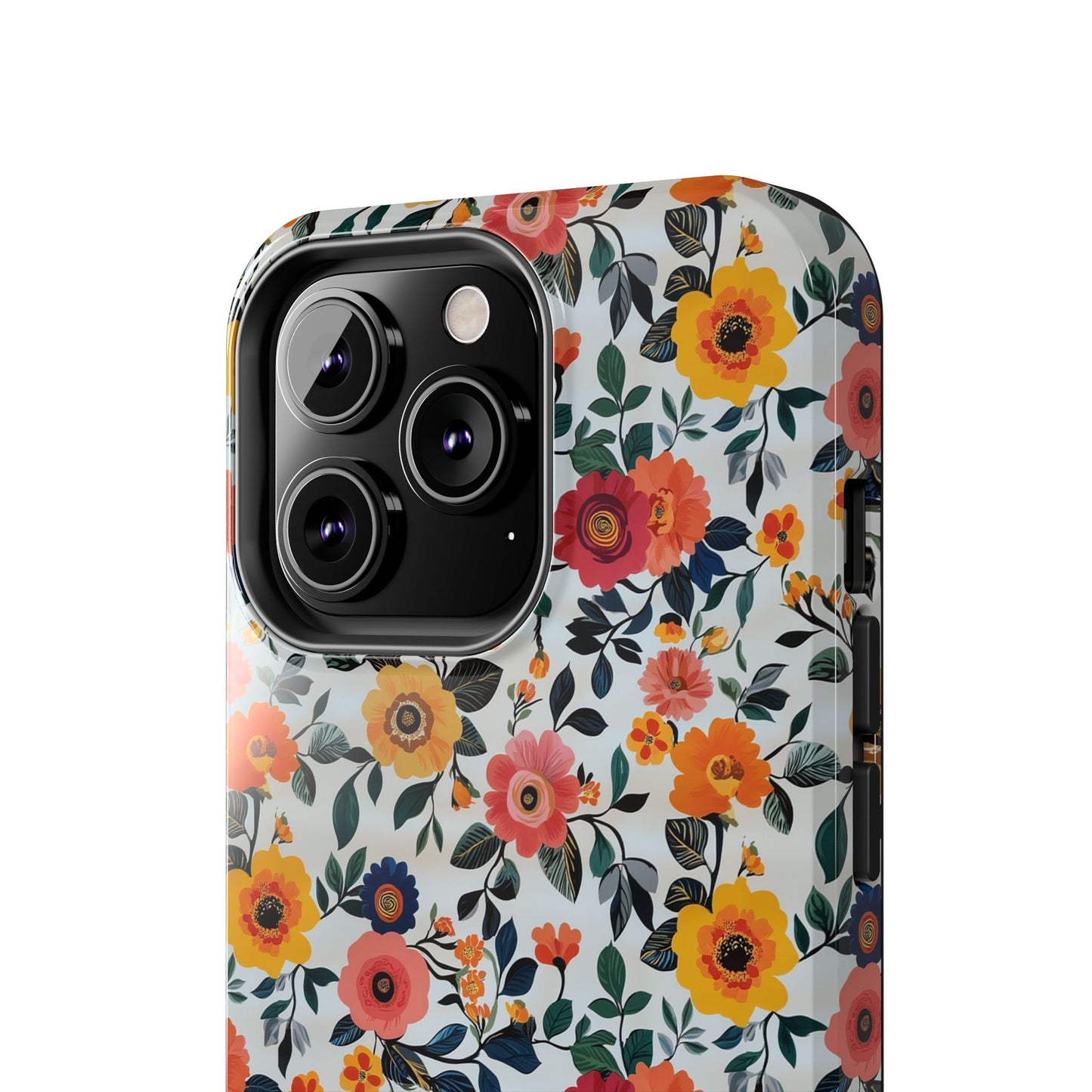 In Bloom | Small Colorful Flowers Tough Phone Cases