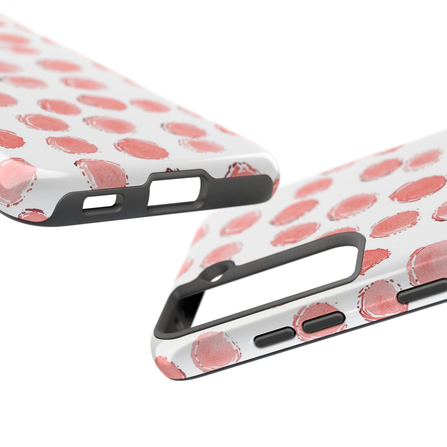 Trendy Spots | Pink Polka Dot Tough Phone Case