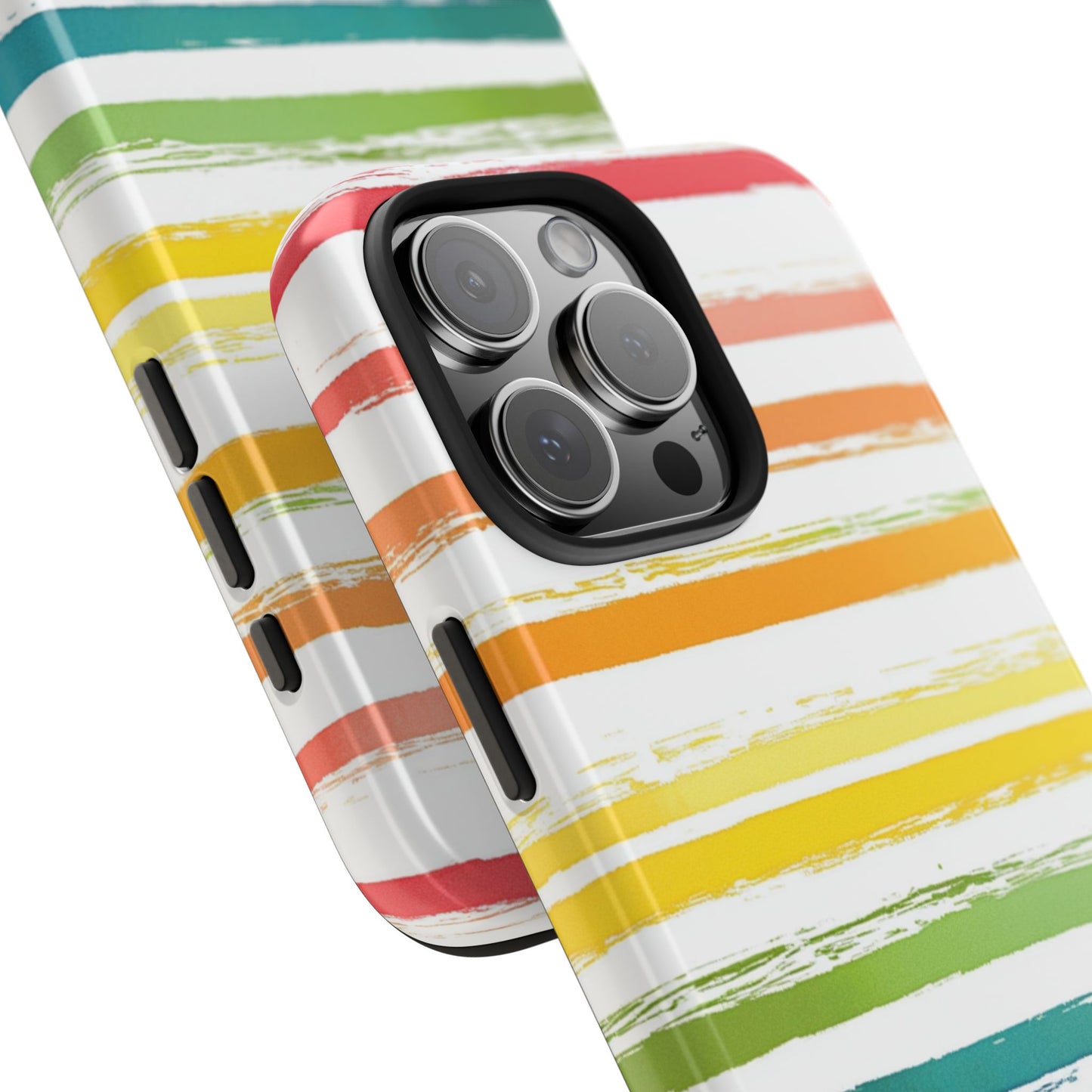 Vibrant Lines | Rainbow Stripes Phone Case