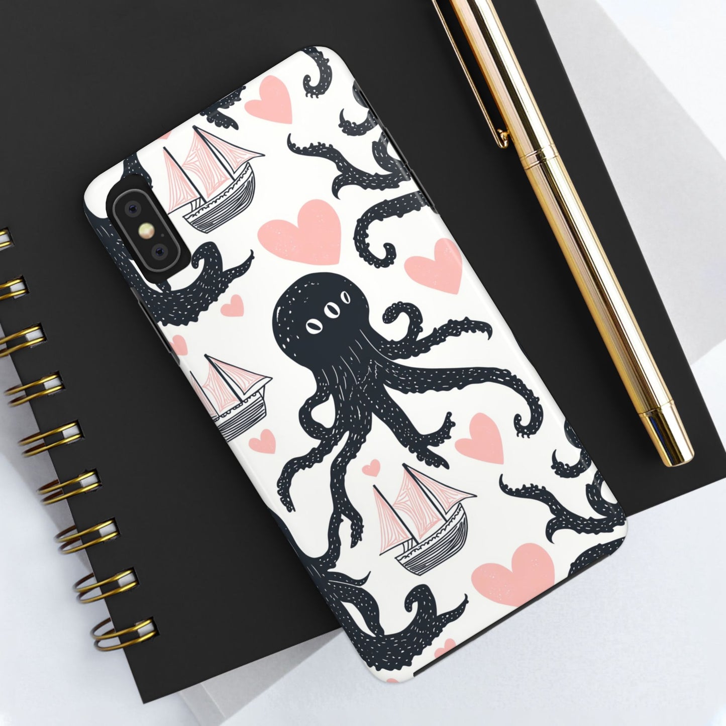 Quirky Chic | Kraken Boat Love Tough Phone Case
