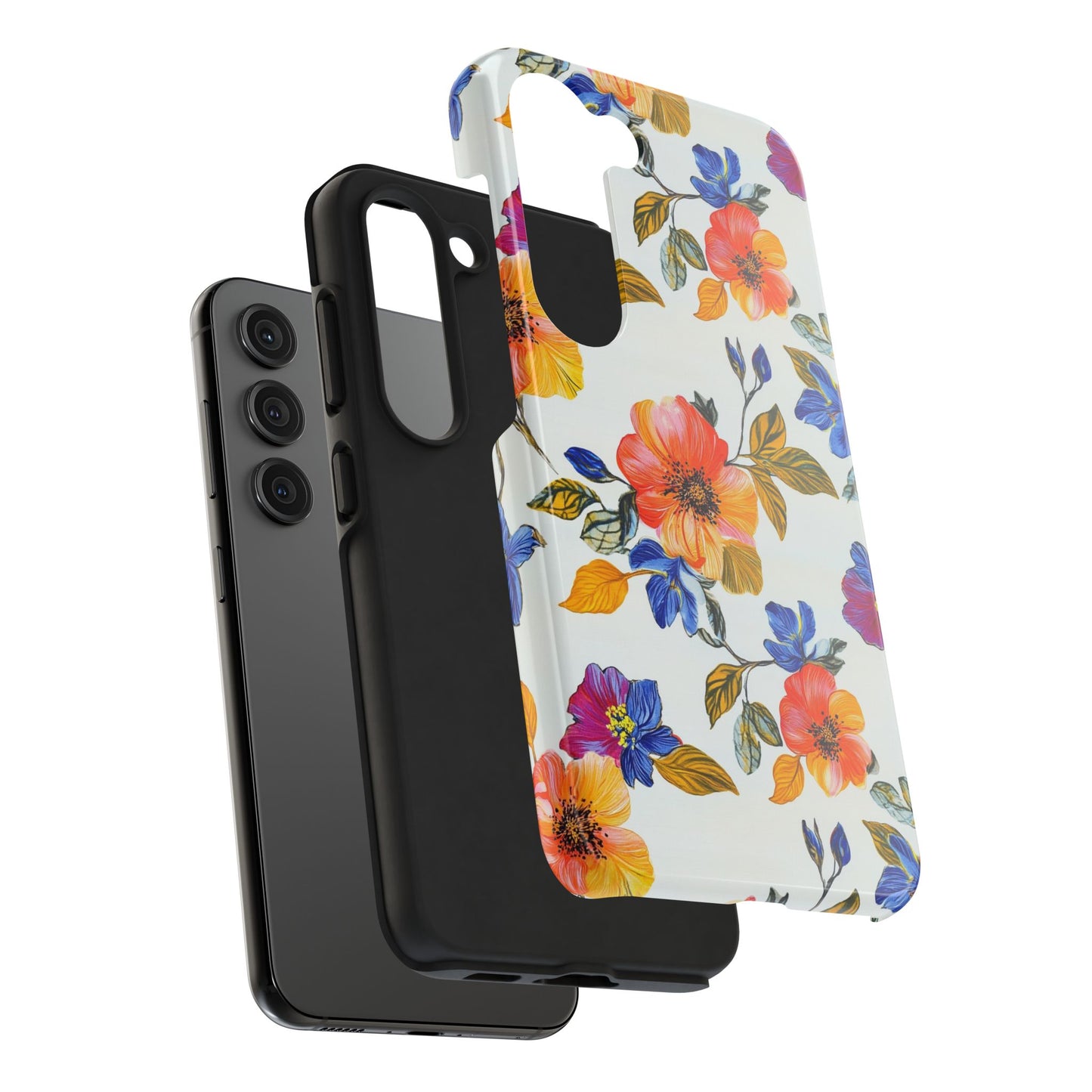 In Bloom | Colorful Florals Tough Phone Cases