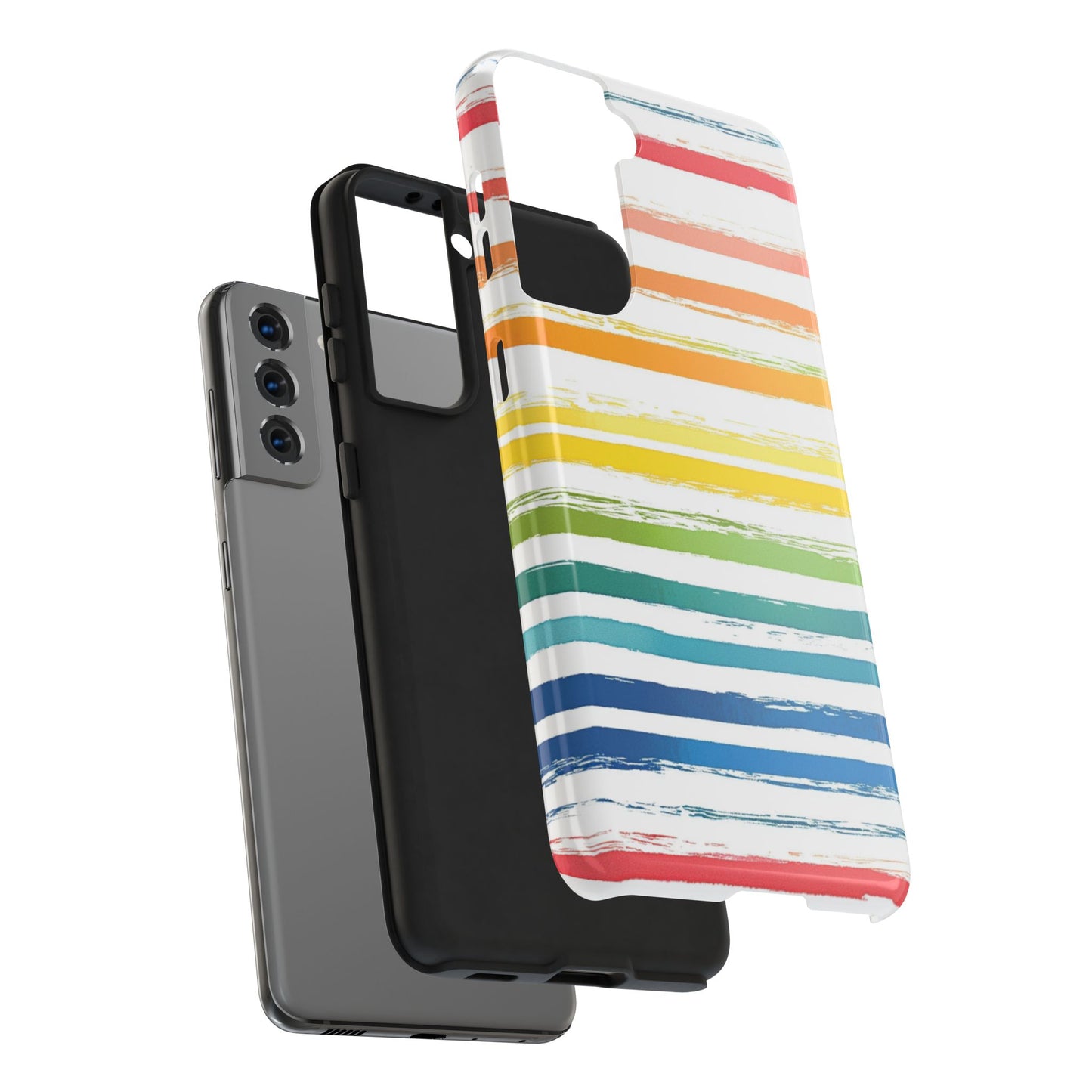 Vibrant Lines | Rainbow Stripes Phone Case