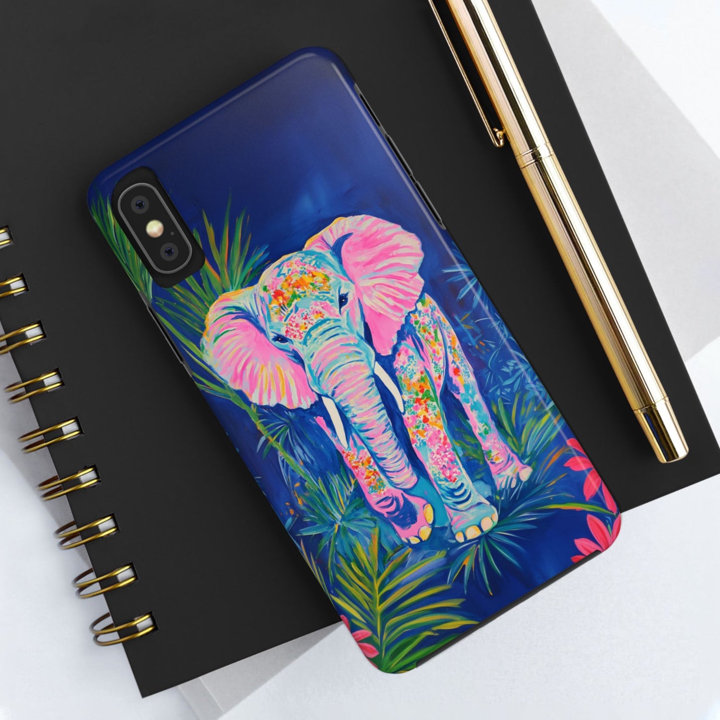 Animal Instinct | Vibrant Elephant Tough Phone Case