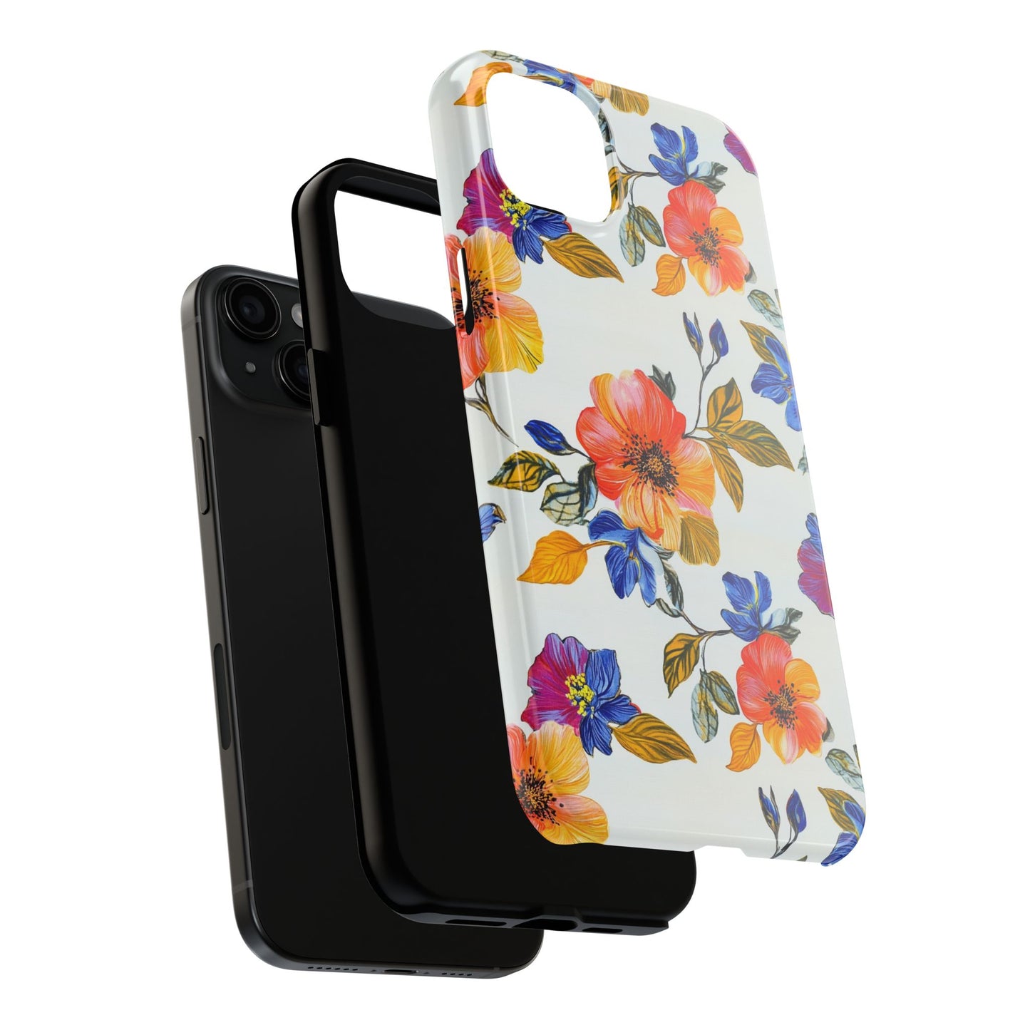 In Bloom | Colorful Florals Tough Phone Cases