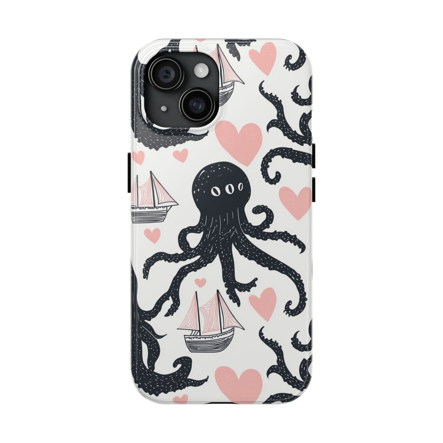 Quirky Chic | Kraken Boat Love Tough Phone Case