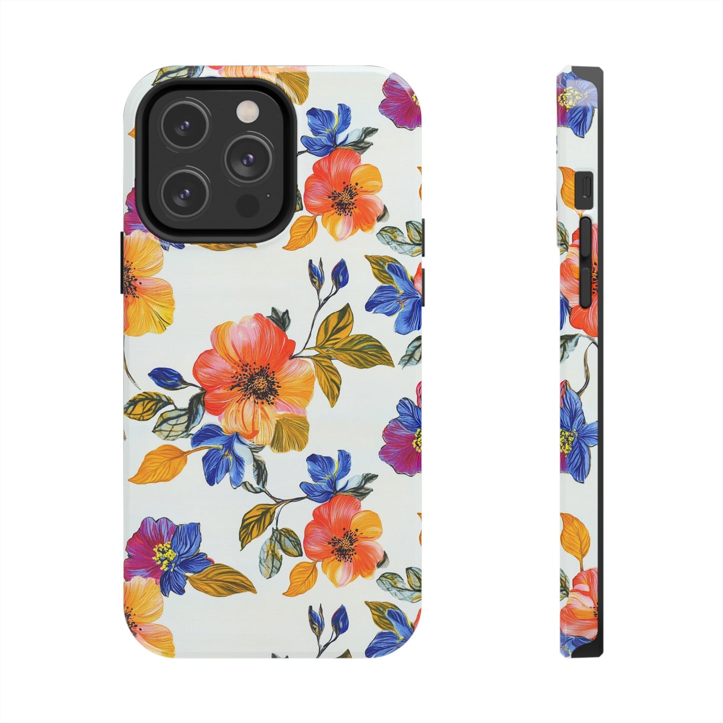 In Bloom | Colorful Florals Tough Phone Cases