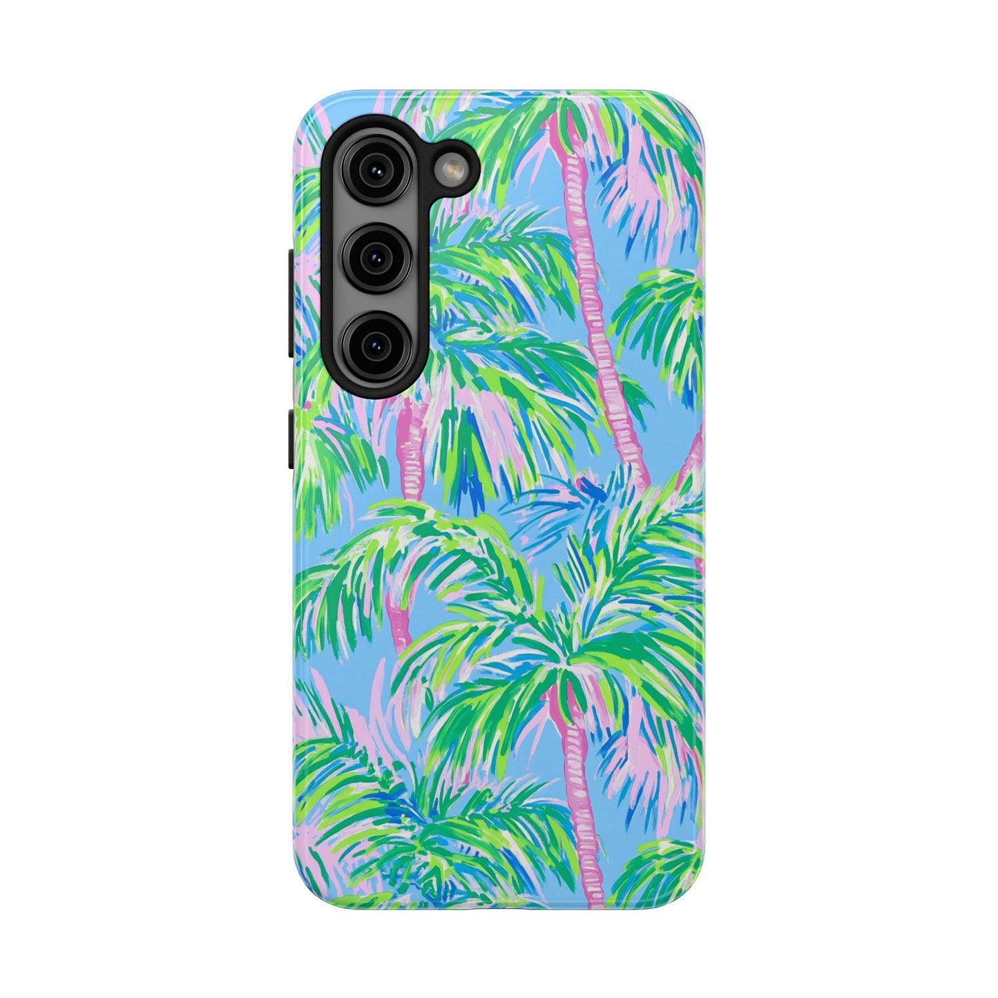 Nature Lover | Colorful Painted Palm Trees Phone Case