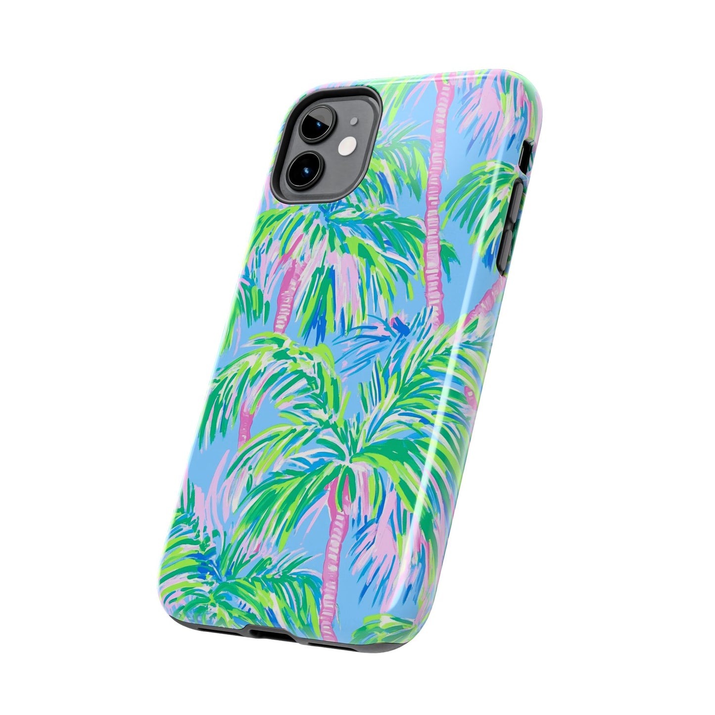 Nature Lover | Colorful Painted Palm Trees Phone Case
