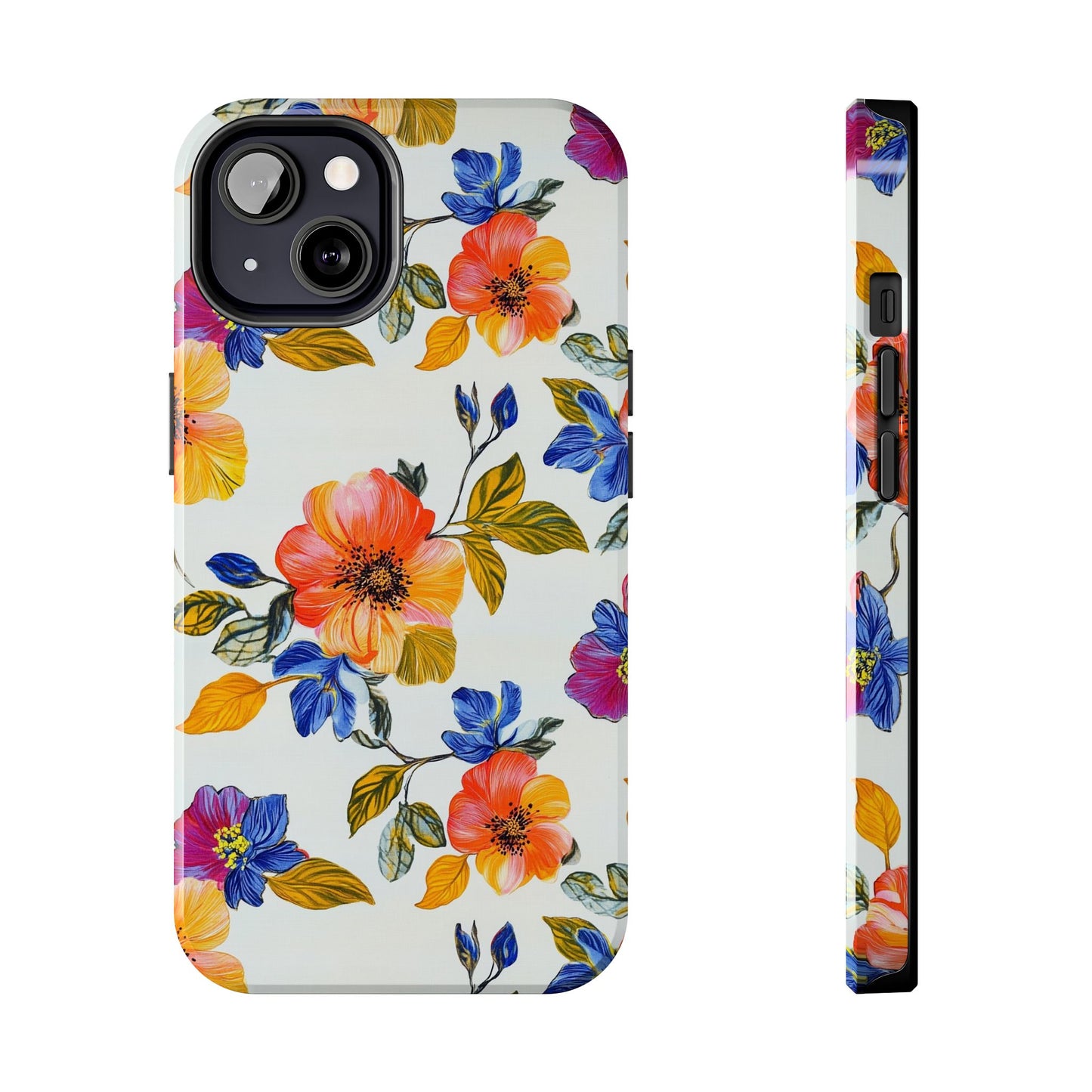 In Bloom | Colorful Florals Tough Phone Cases